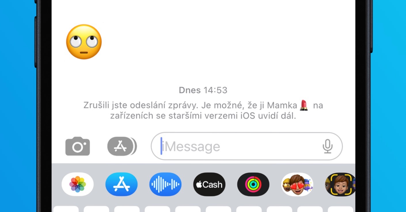 smazaná zpráva ios 16
