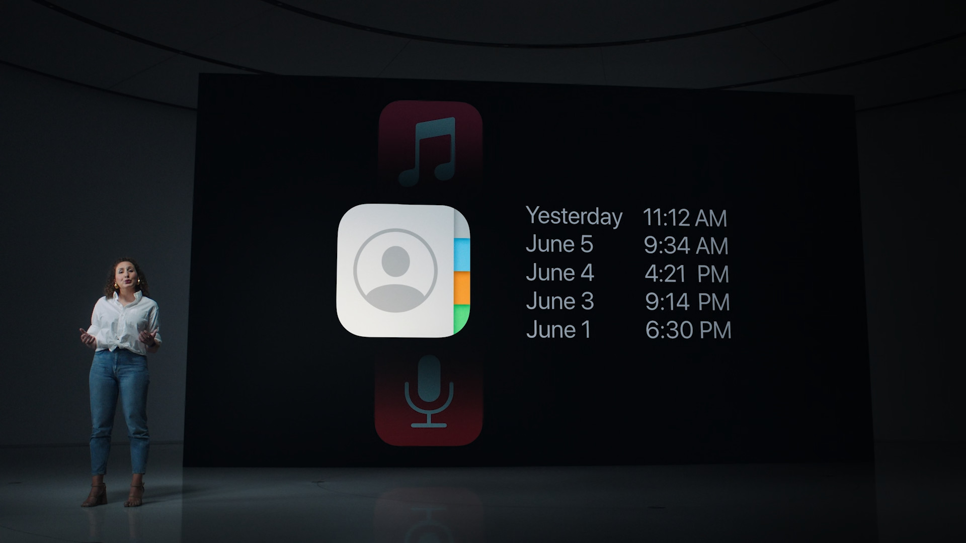 presentation contacts icon