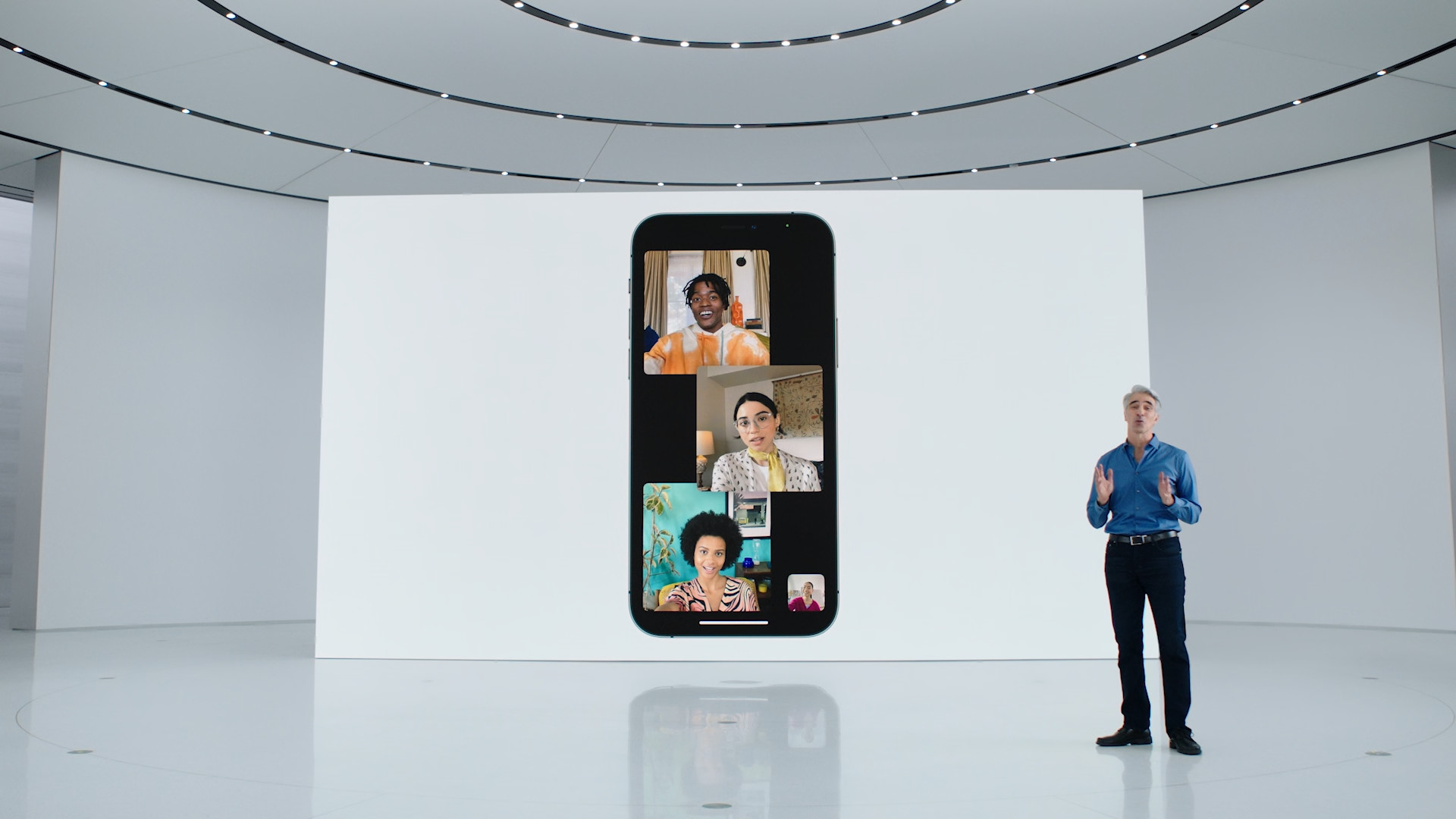 presentation video call display