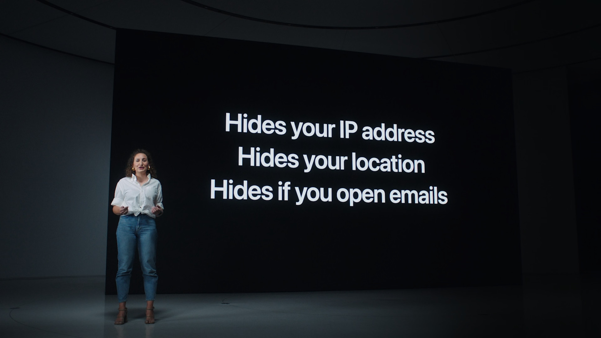 privacy features list presentation