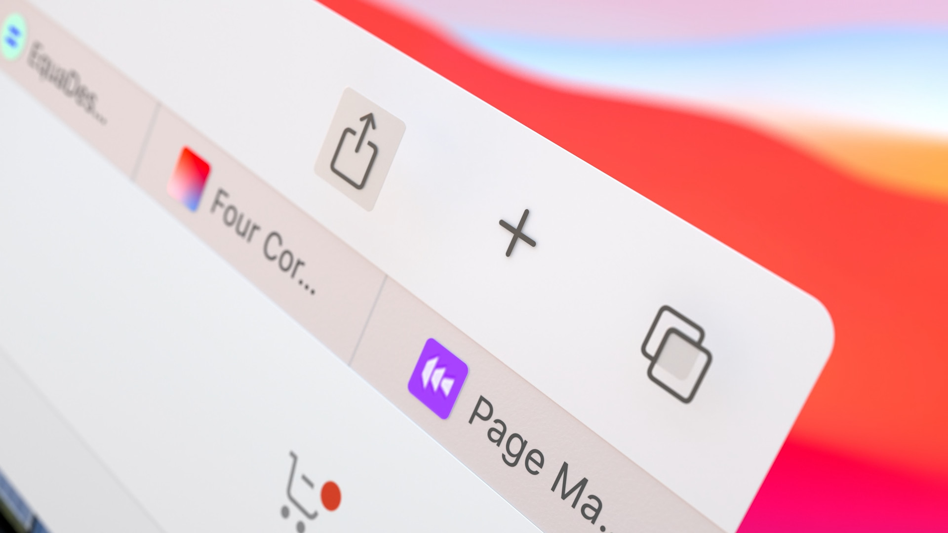 safari tab interface