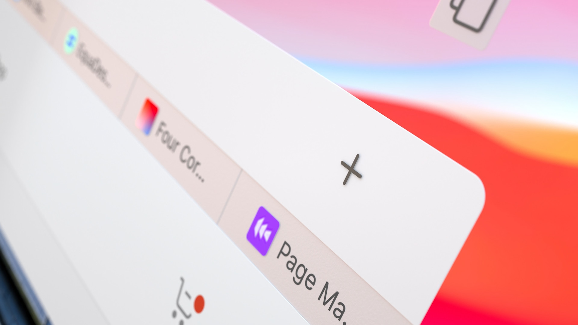 safari tab plus icon