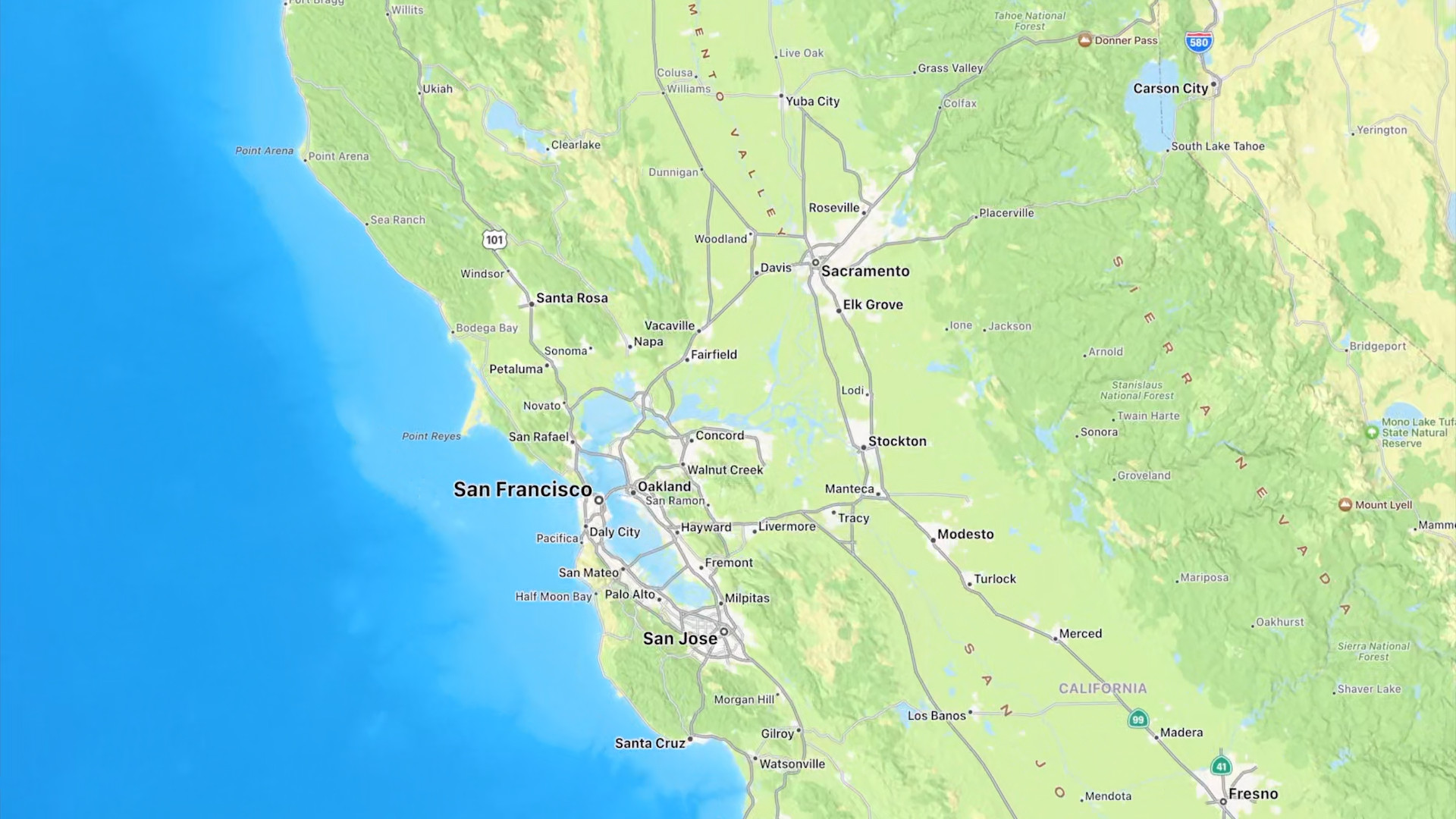 san francisco bay area map