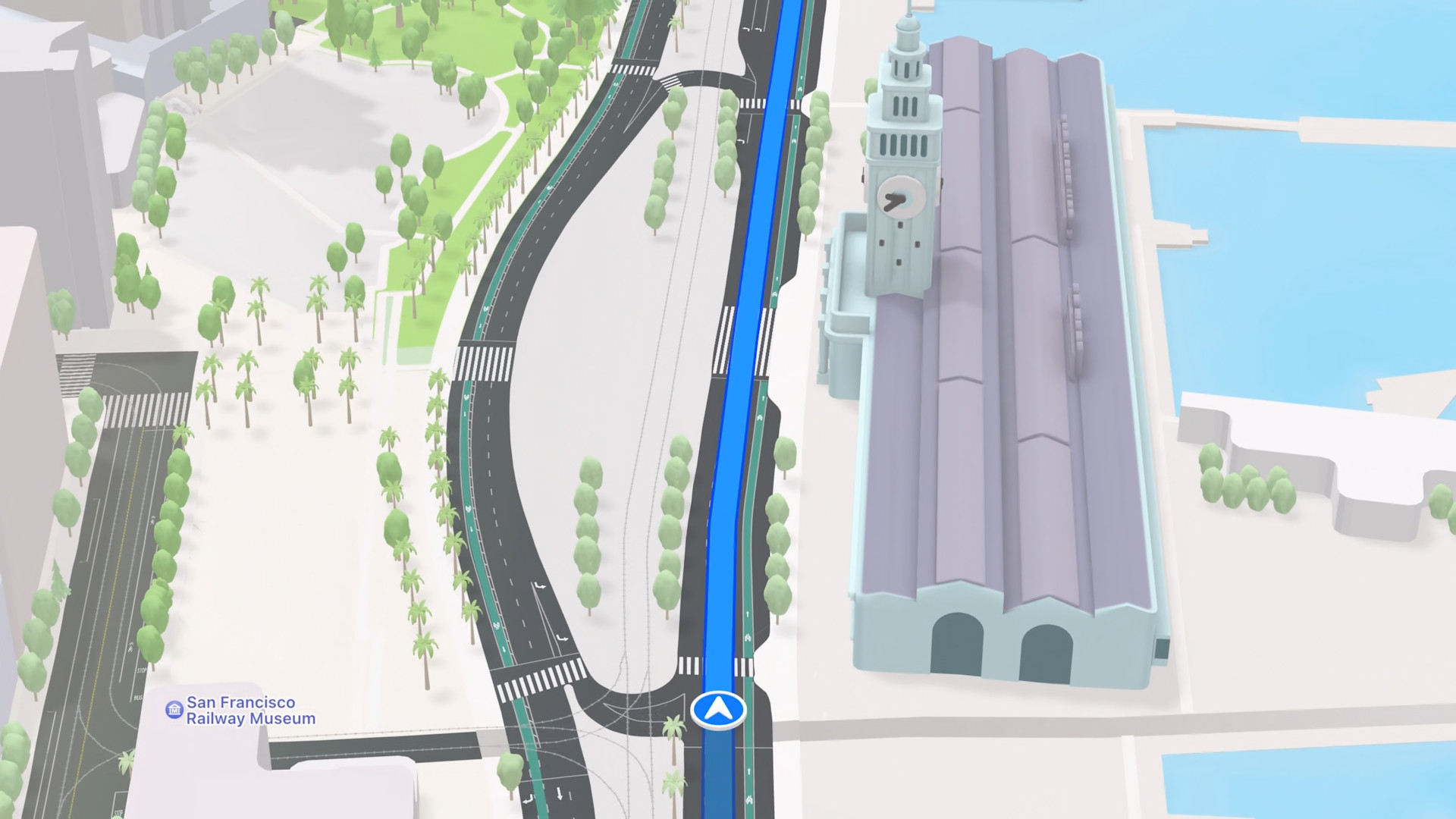 san francisco railway map