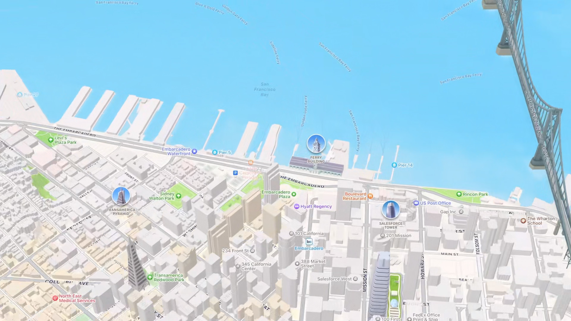 san francisco waterfront map