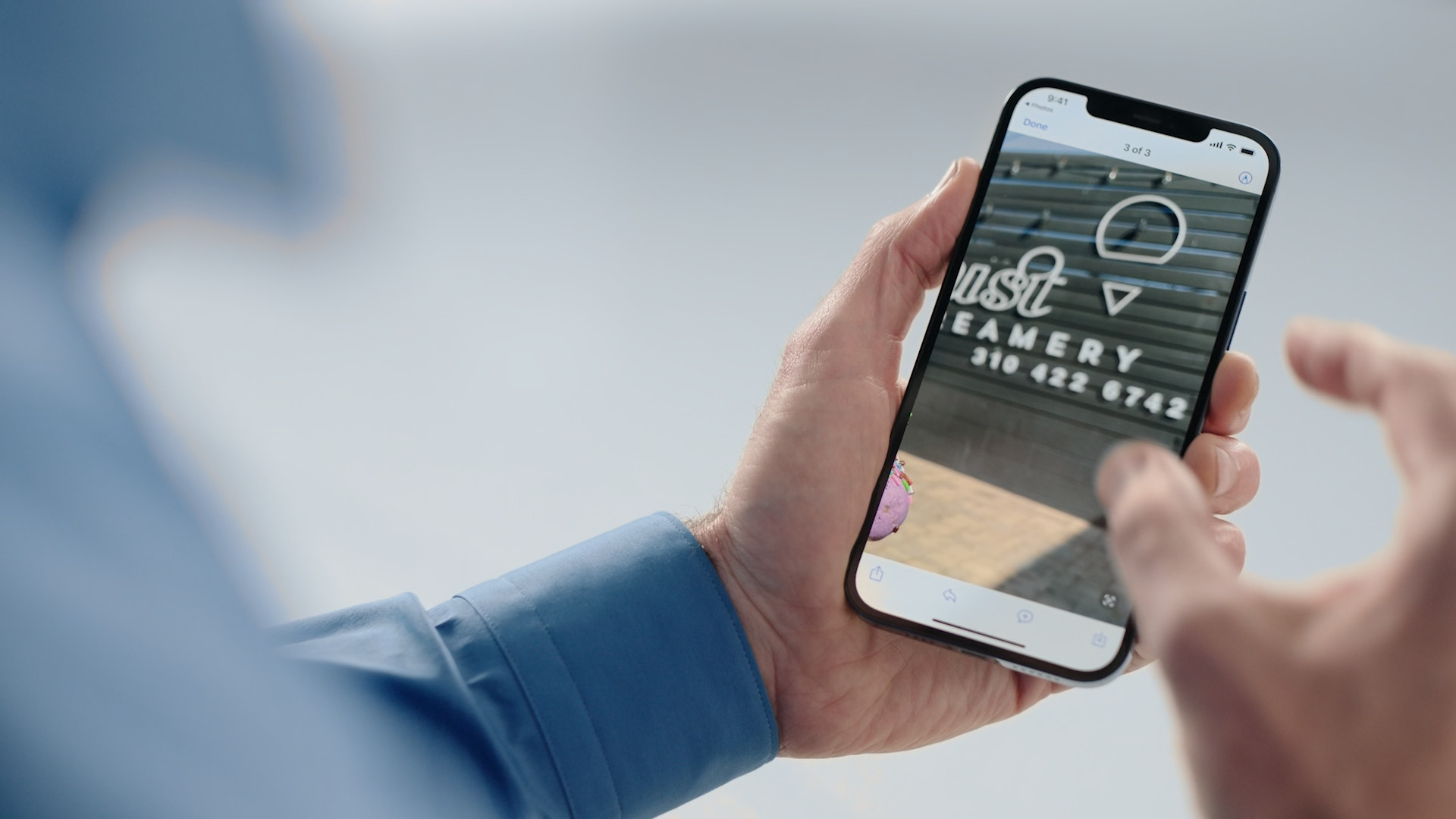 smartphone photo detail