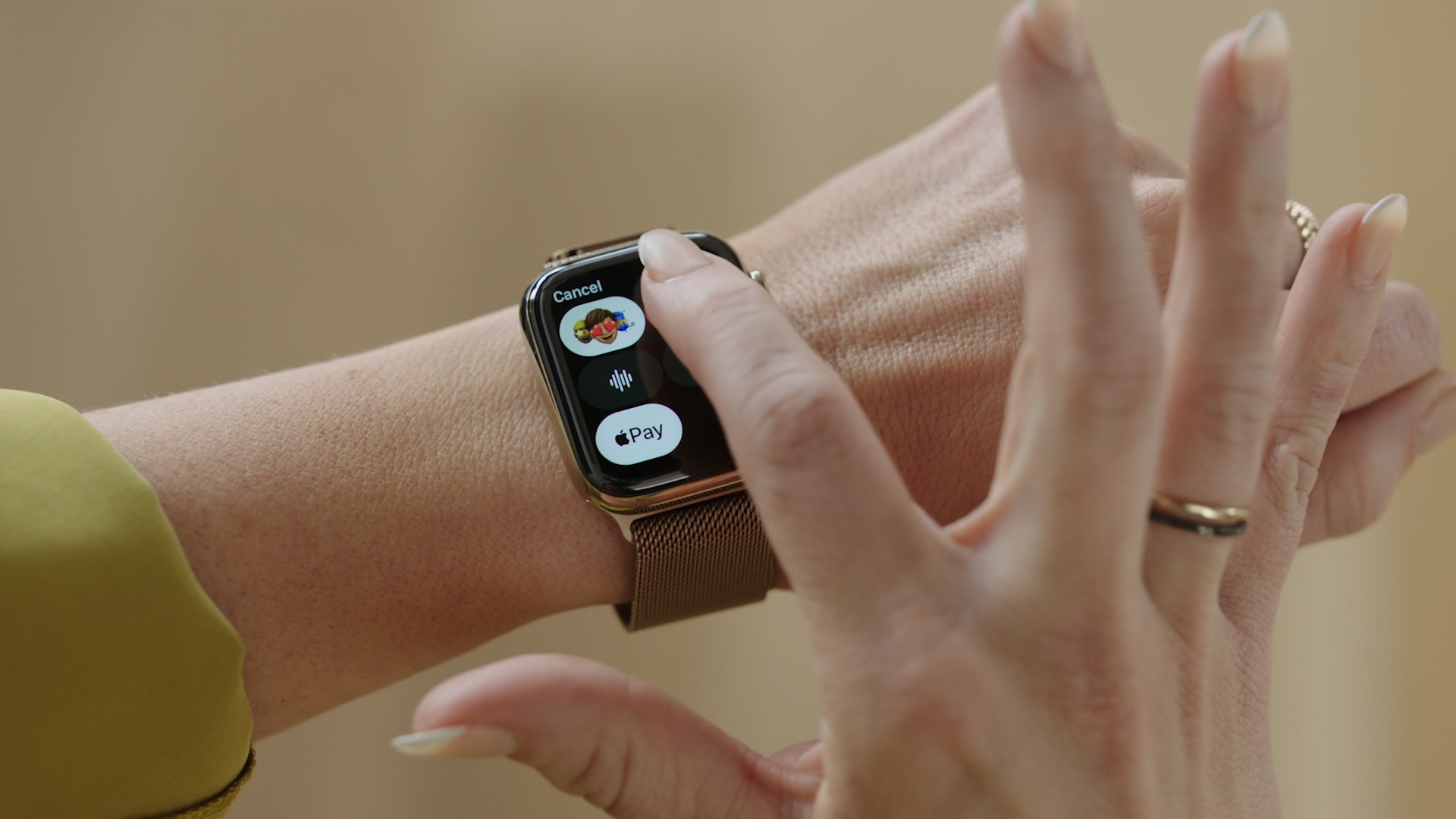 smartwatch payment option