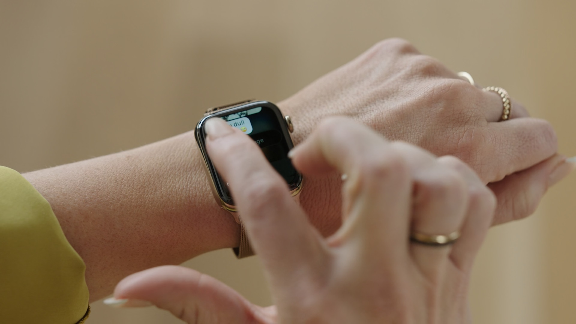 smartwatch touch interaction