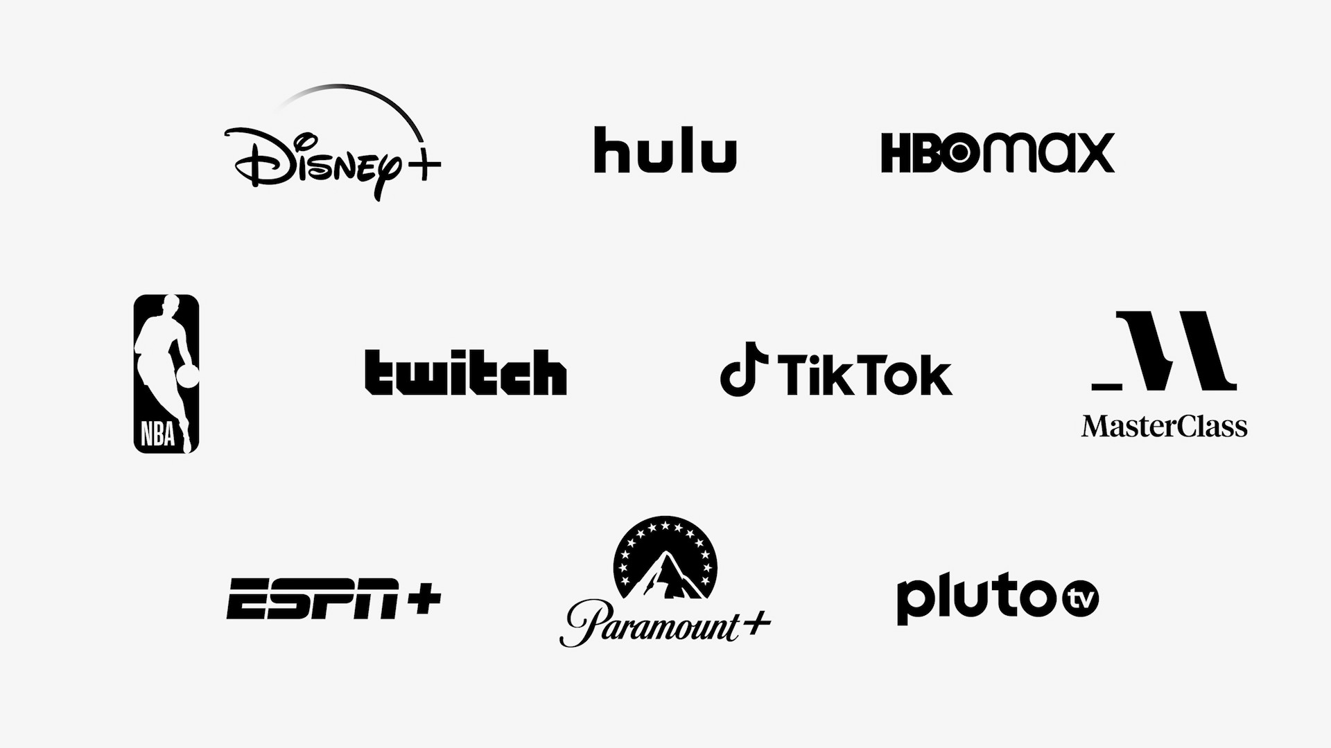 streaming service logos