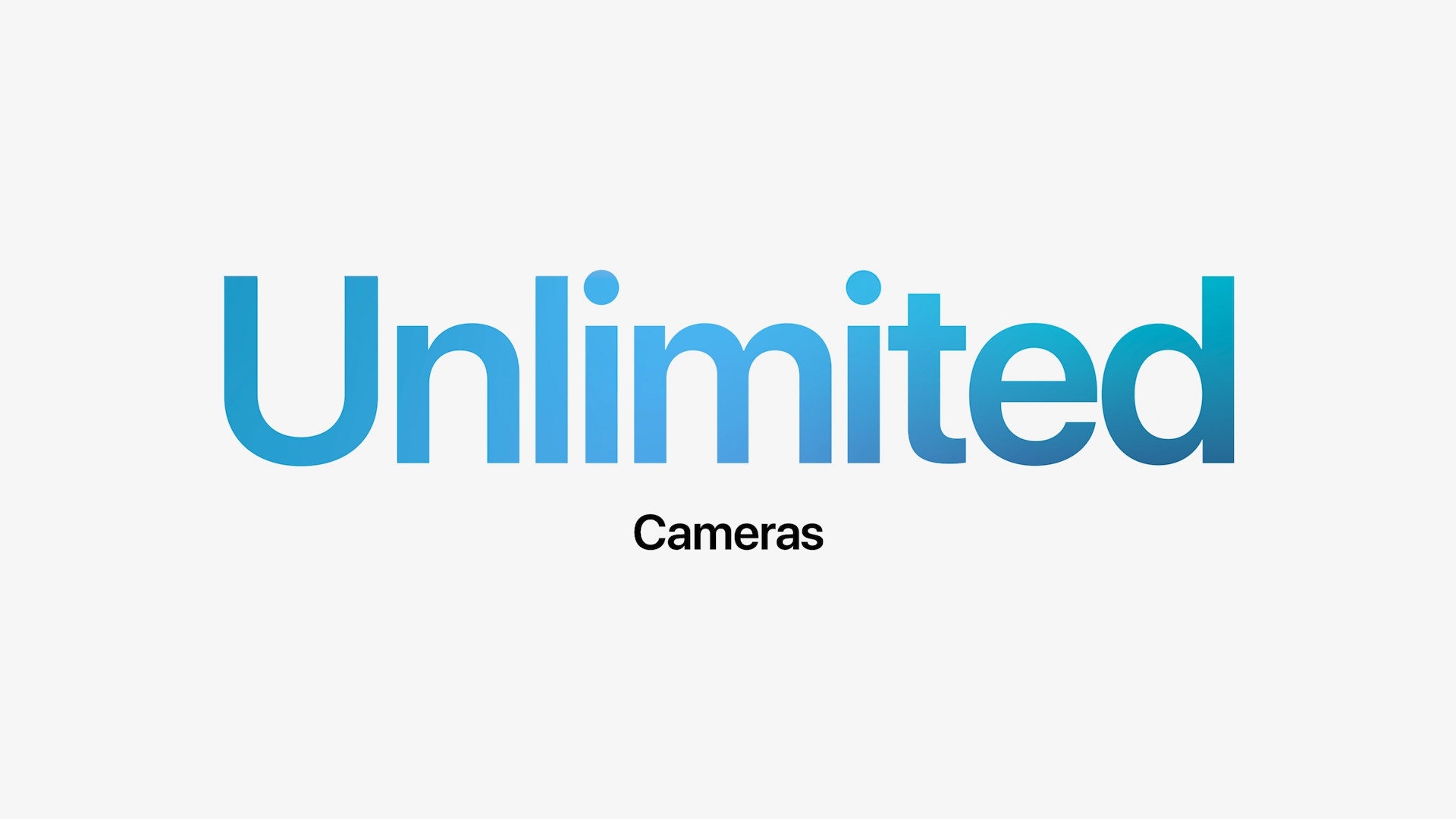 unlimited cameras text