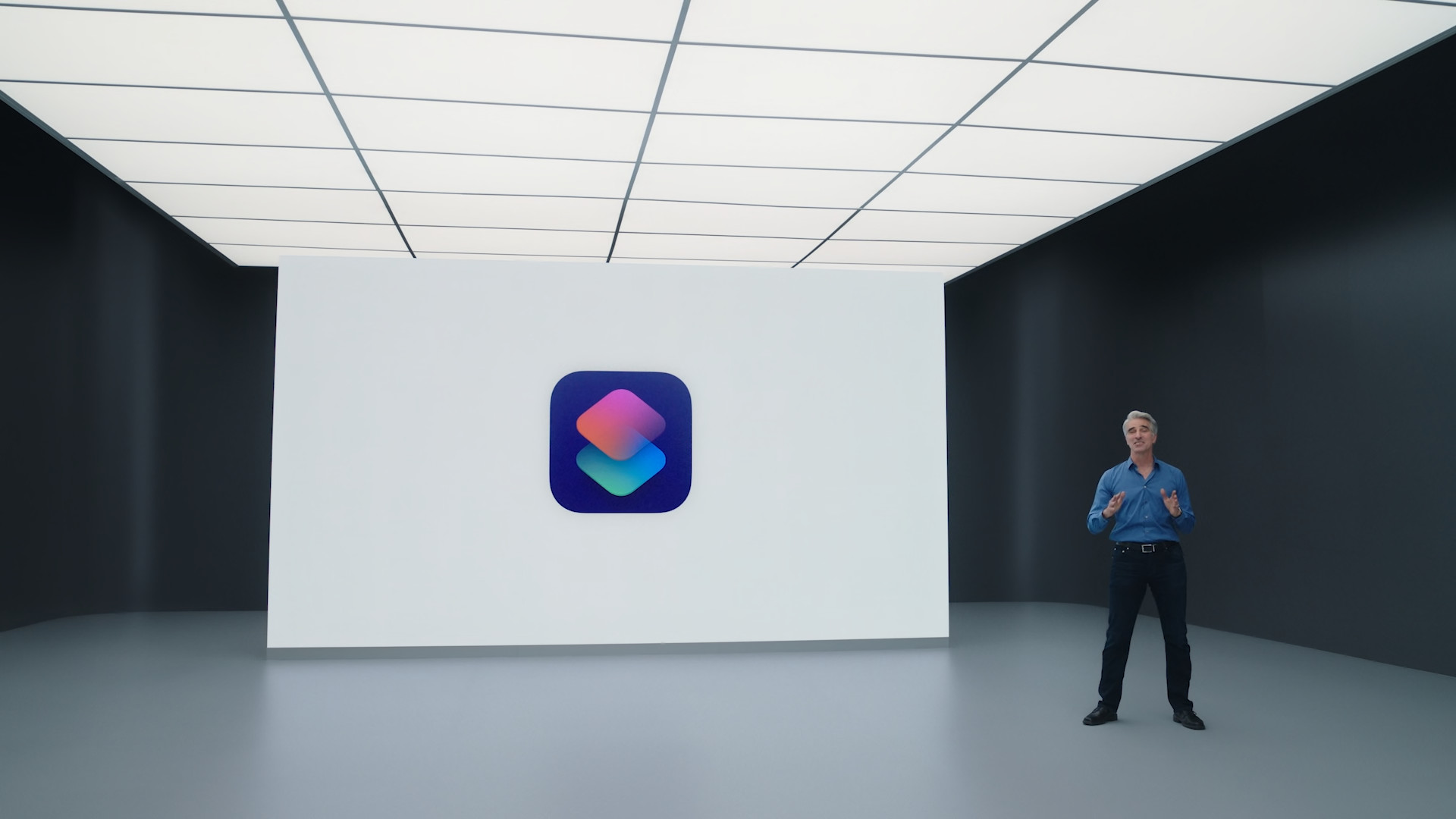 virtual presentation with app icon