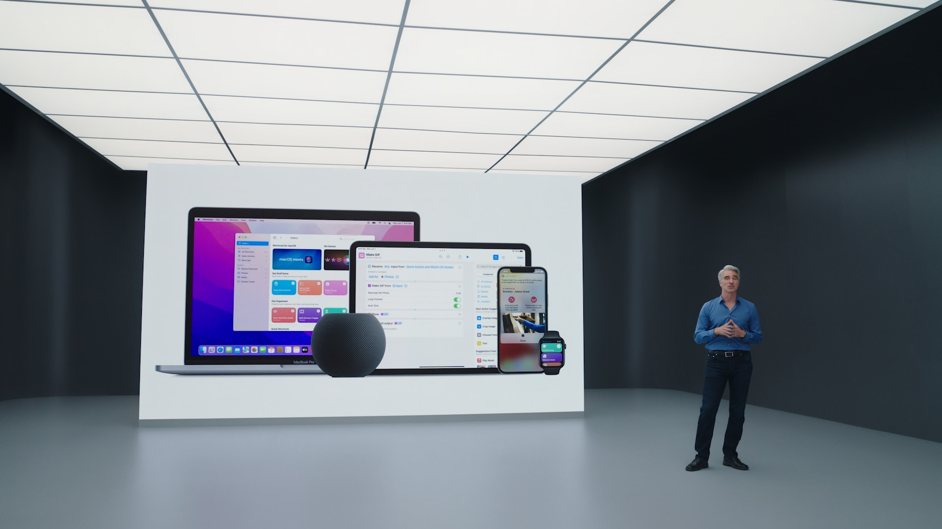 virtual presentation with multiple devices