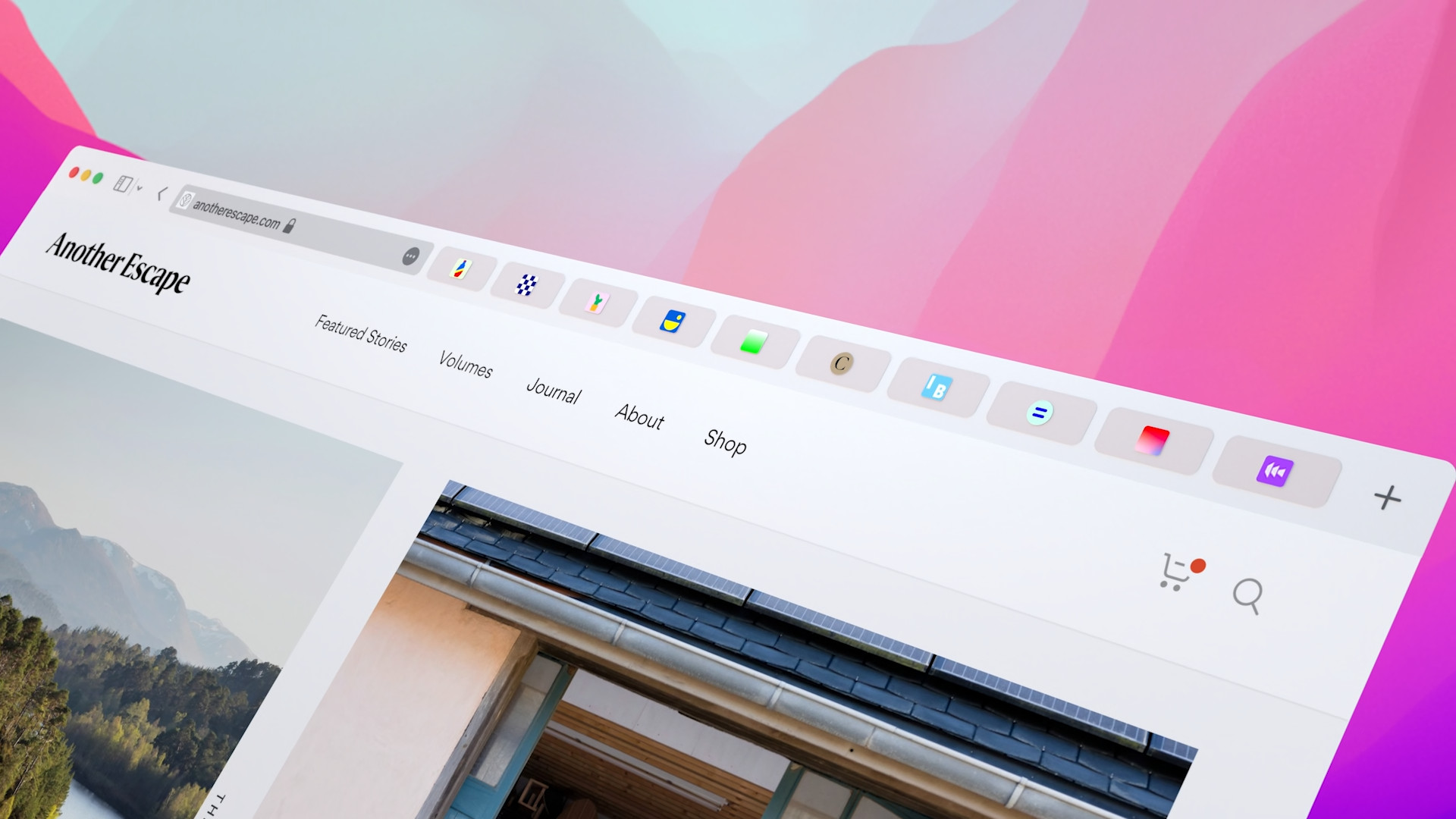 web browser tabs layout