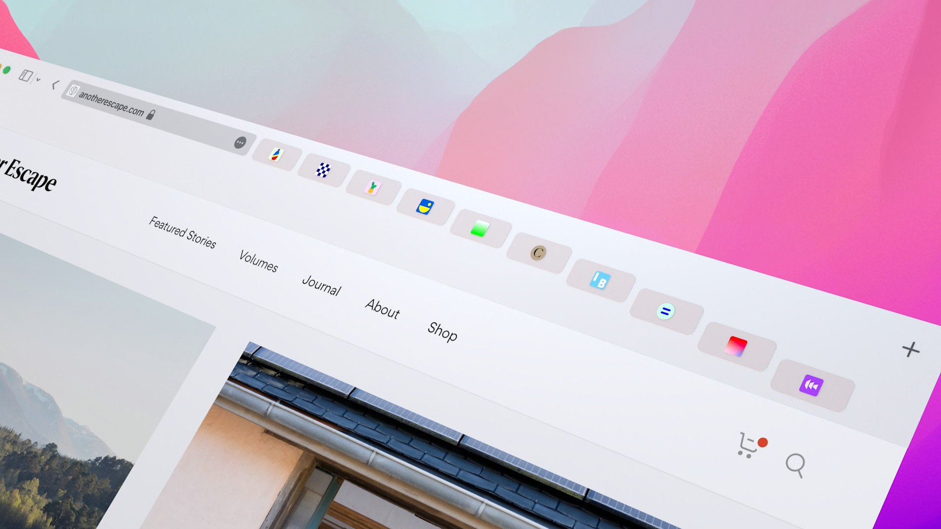 web browser tabs view