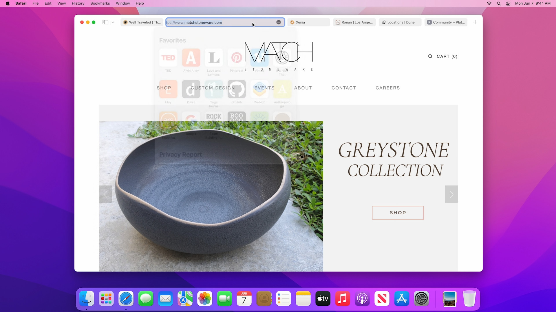 web page greystone collection