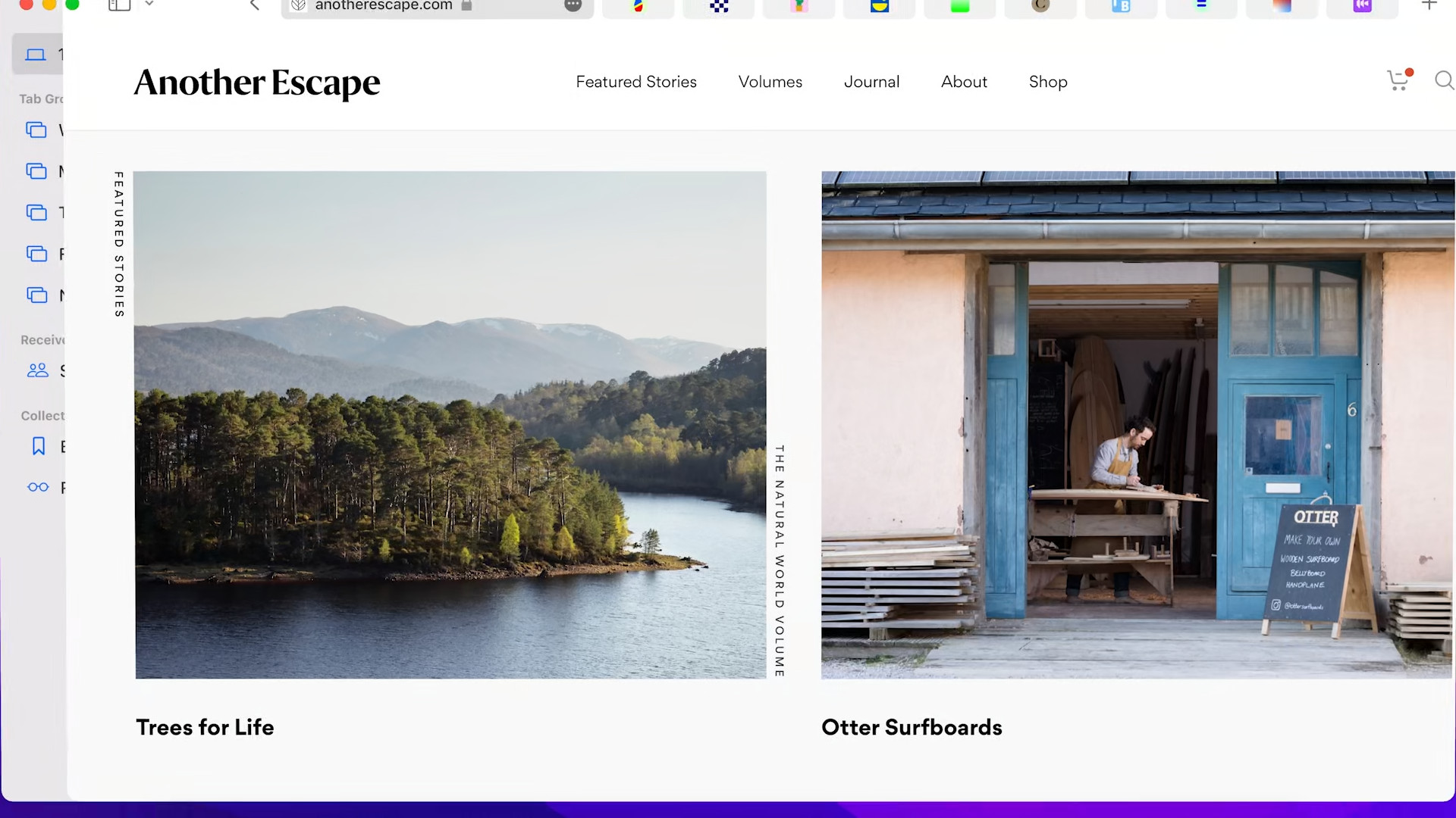 web page nature and shop