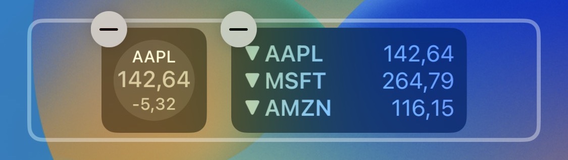 ios 16 widgety pod časem