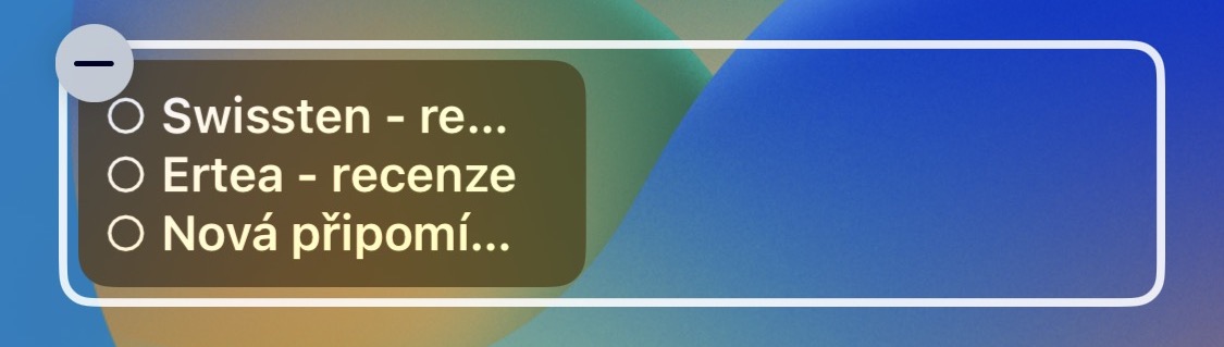 ios 16 widgety pod časem