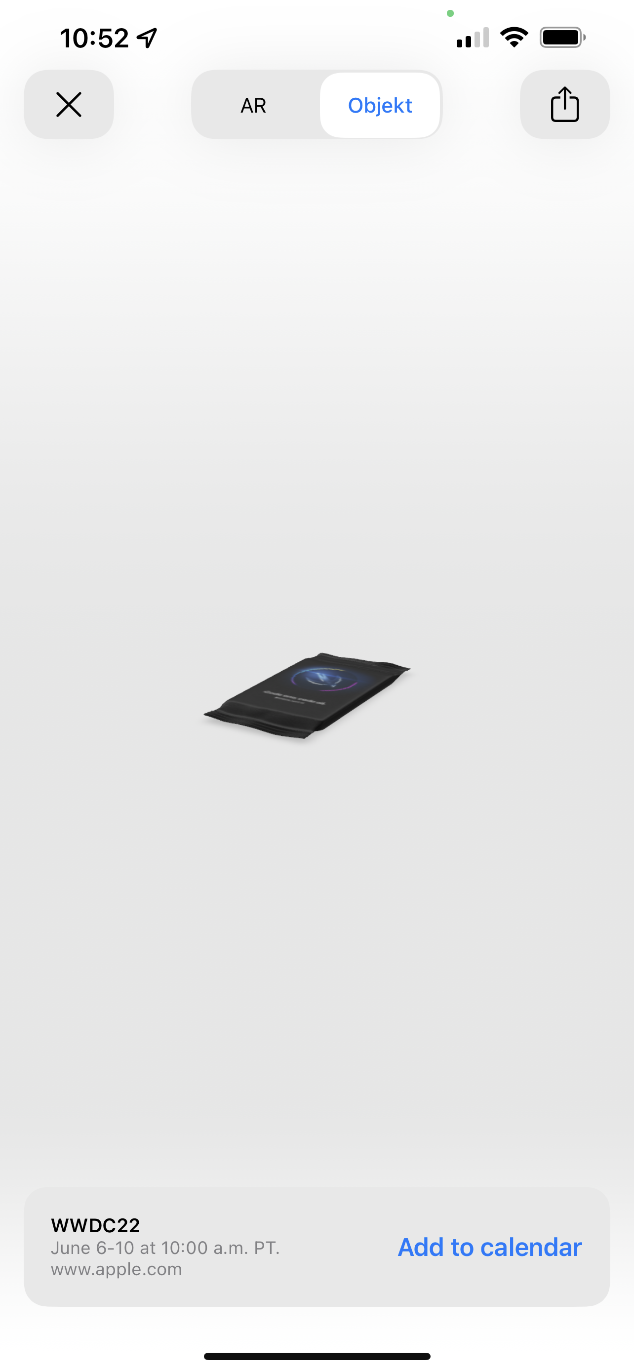 wwdc22 ar invitation