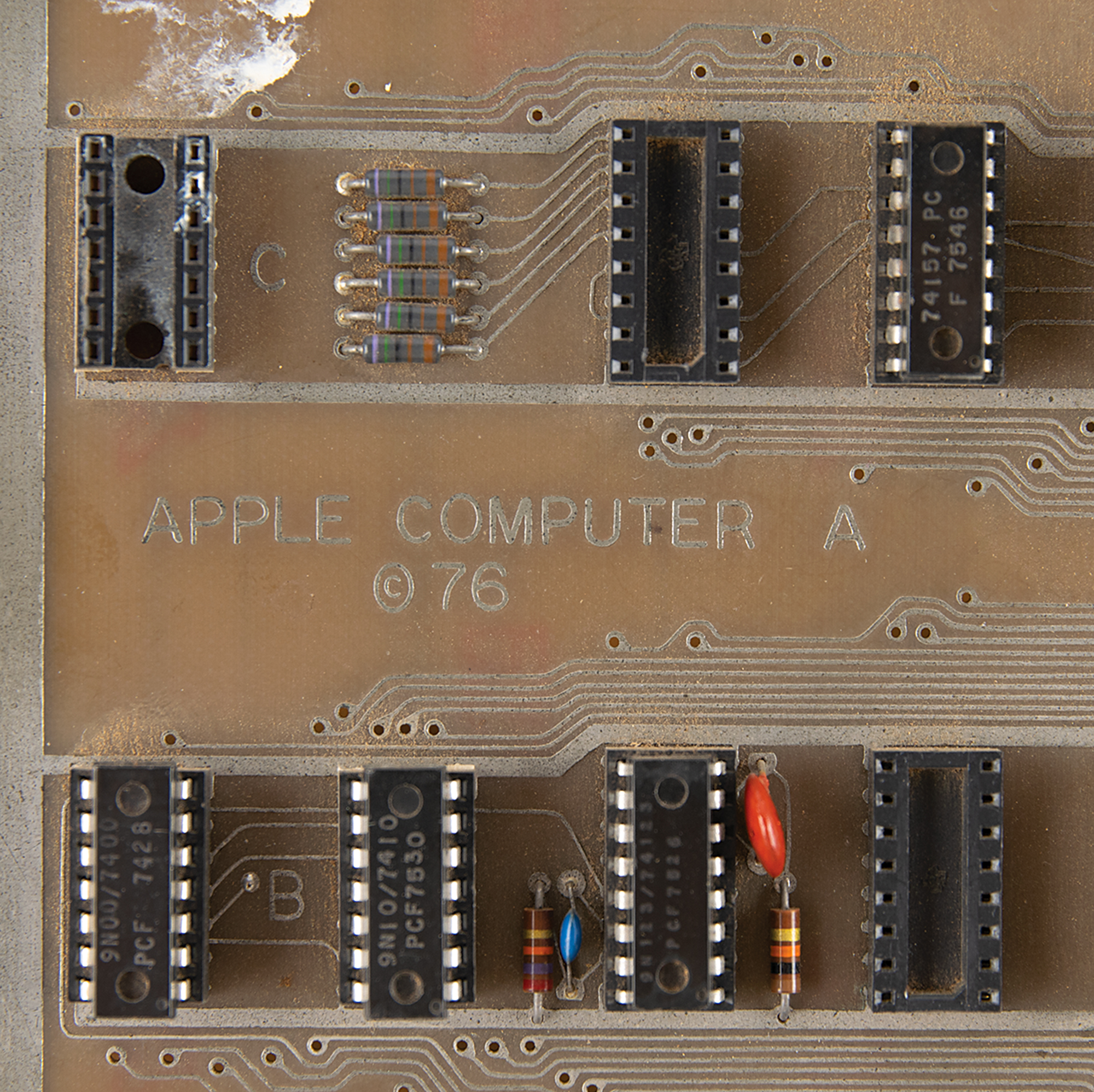 apple computer board detail