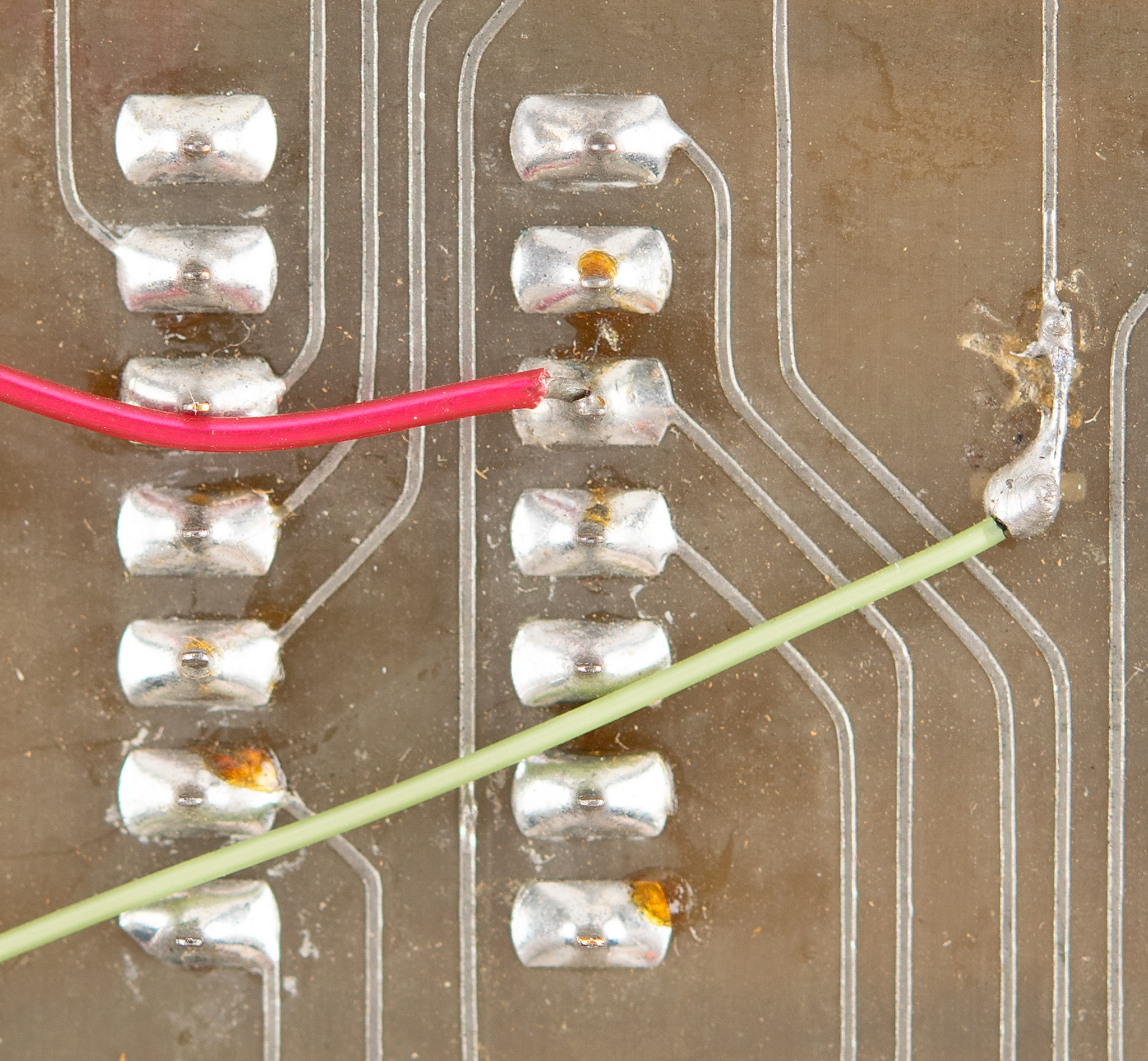 circuit board wiring detail