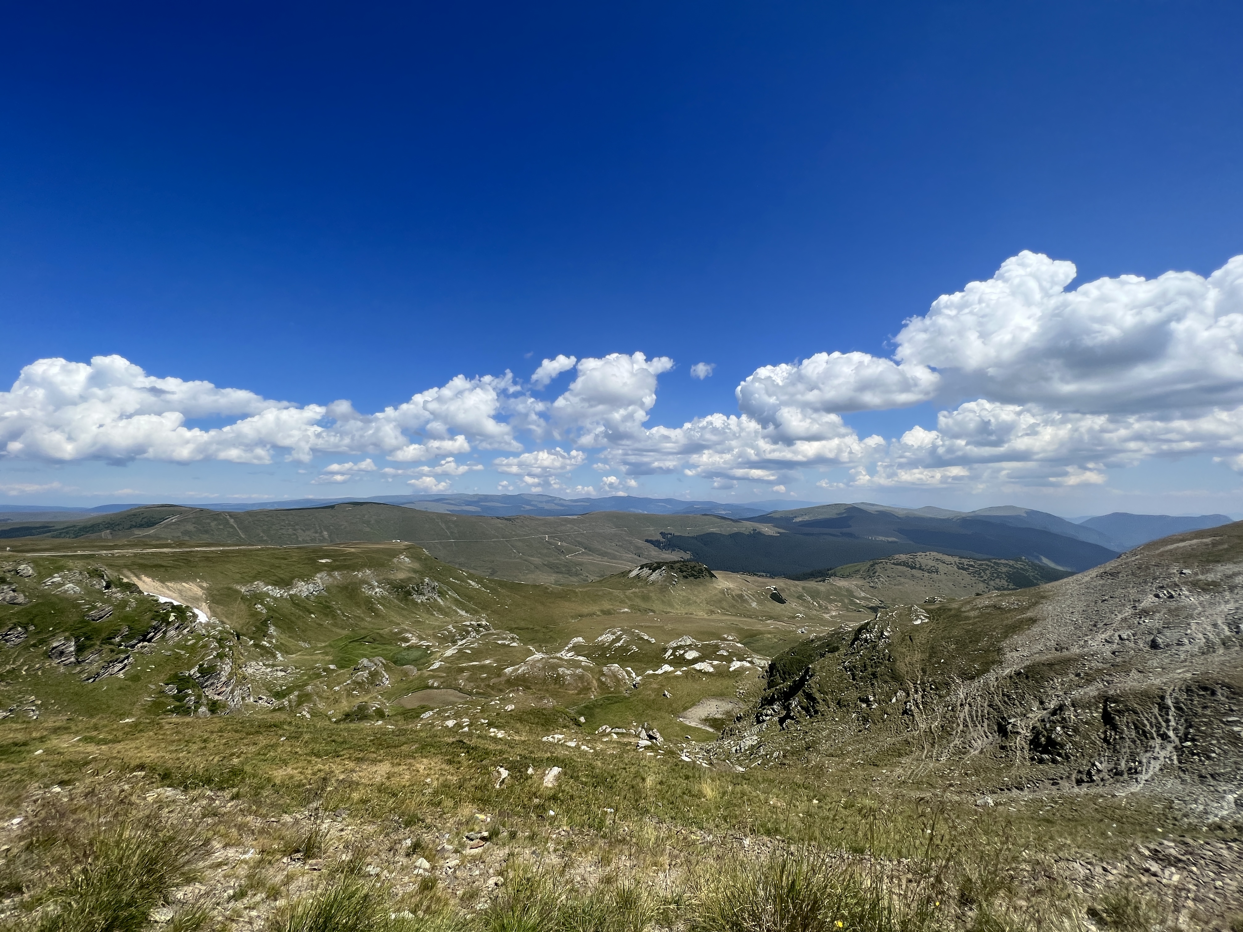 mountain landscape blue sky
