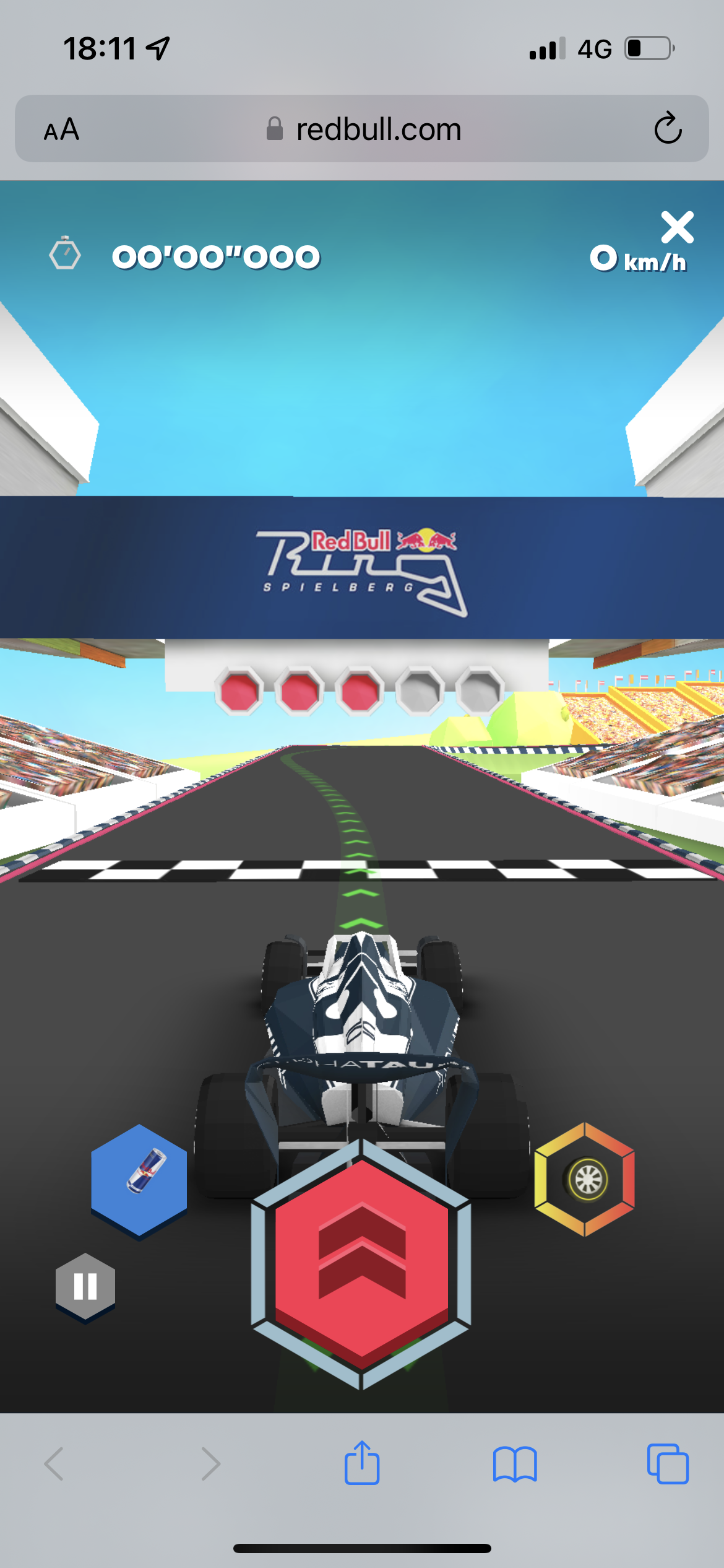 racing game start line