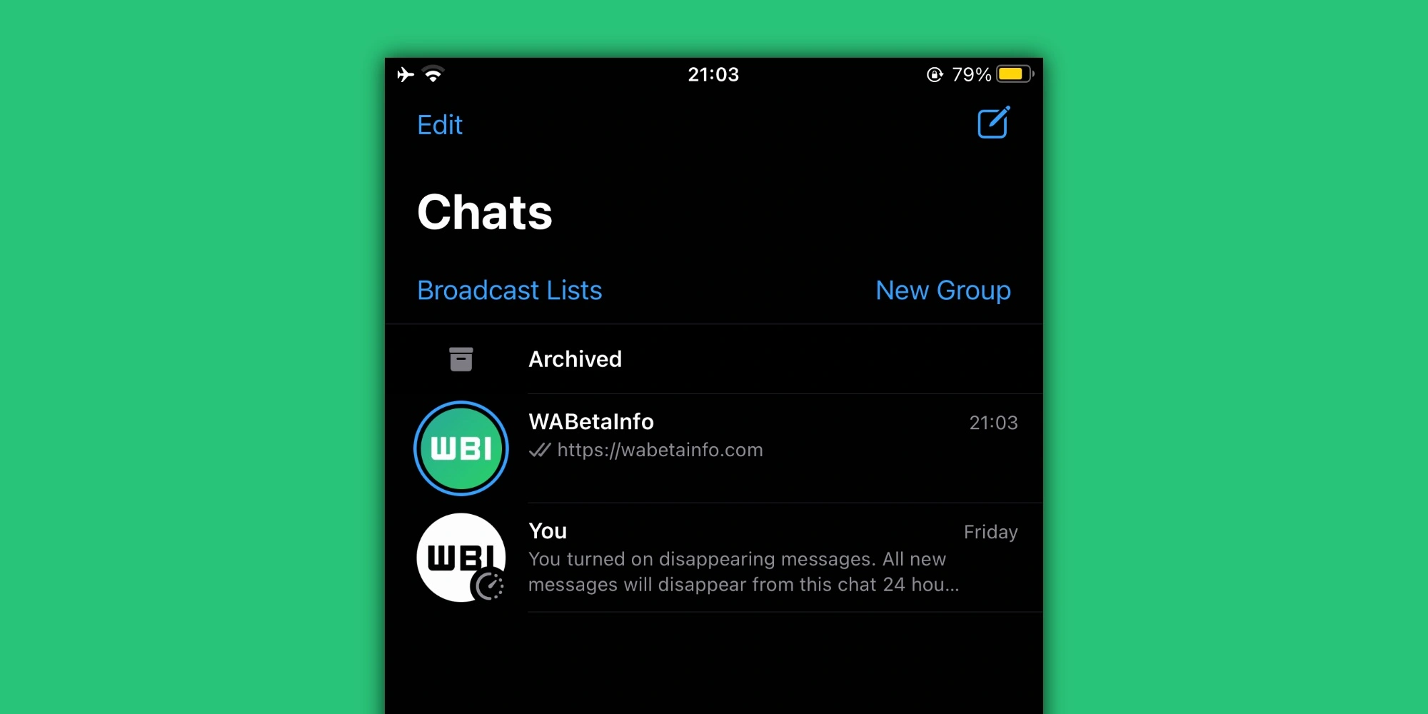 whatsapp status chat list 9to5mac.jpg