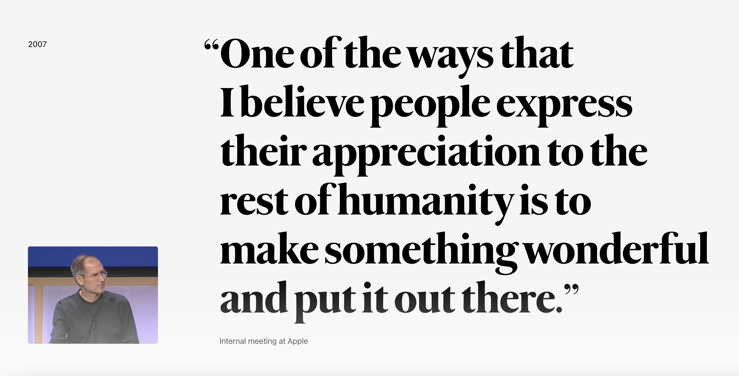 appreciation quote apple