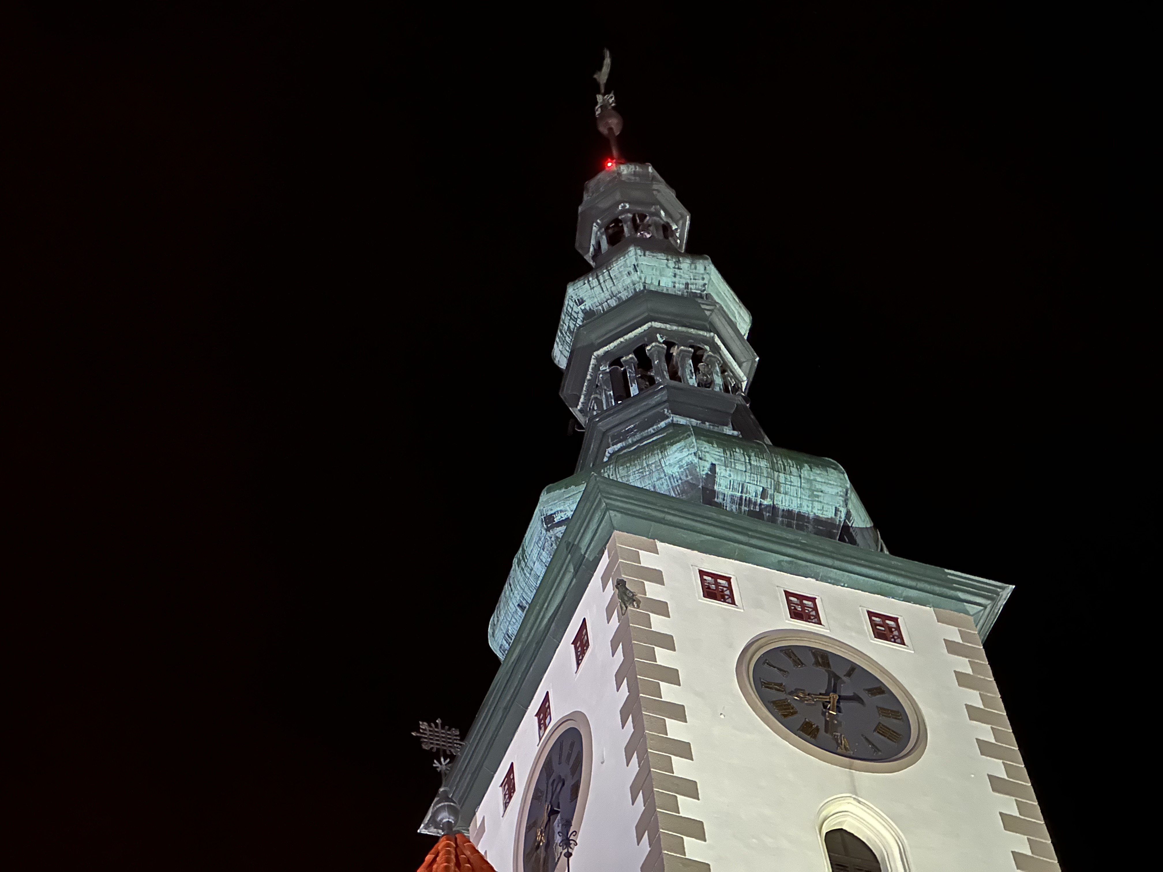 clock tower night view