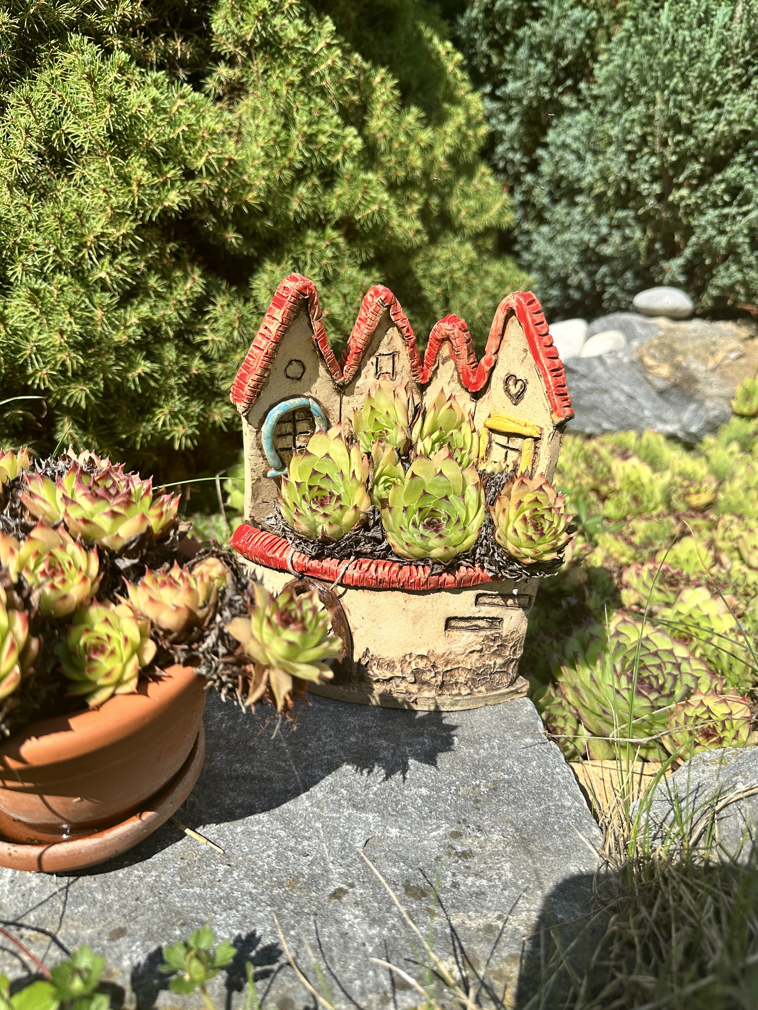 decorative house planter