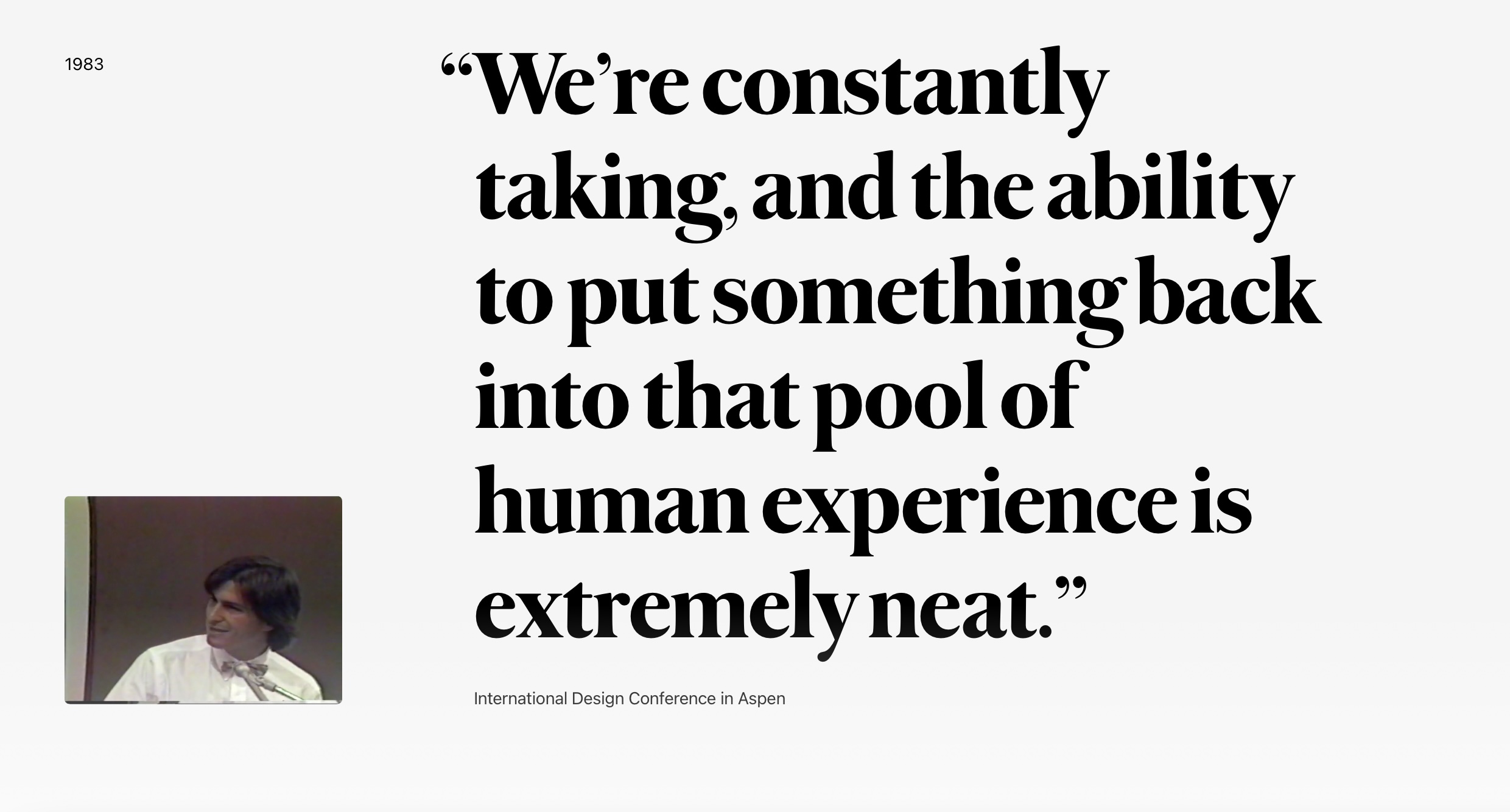 design conference quote