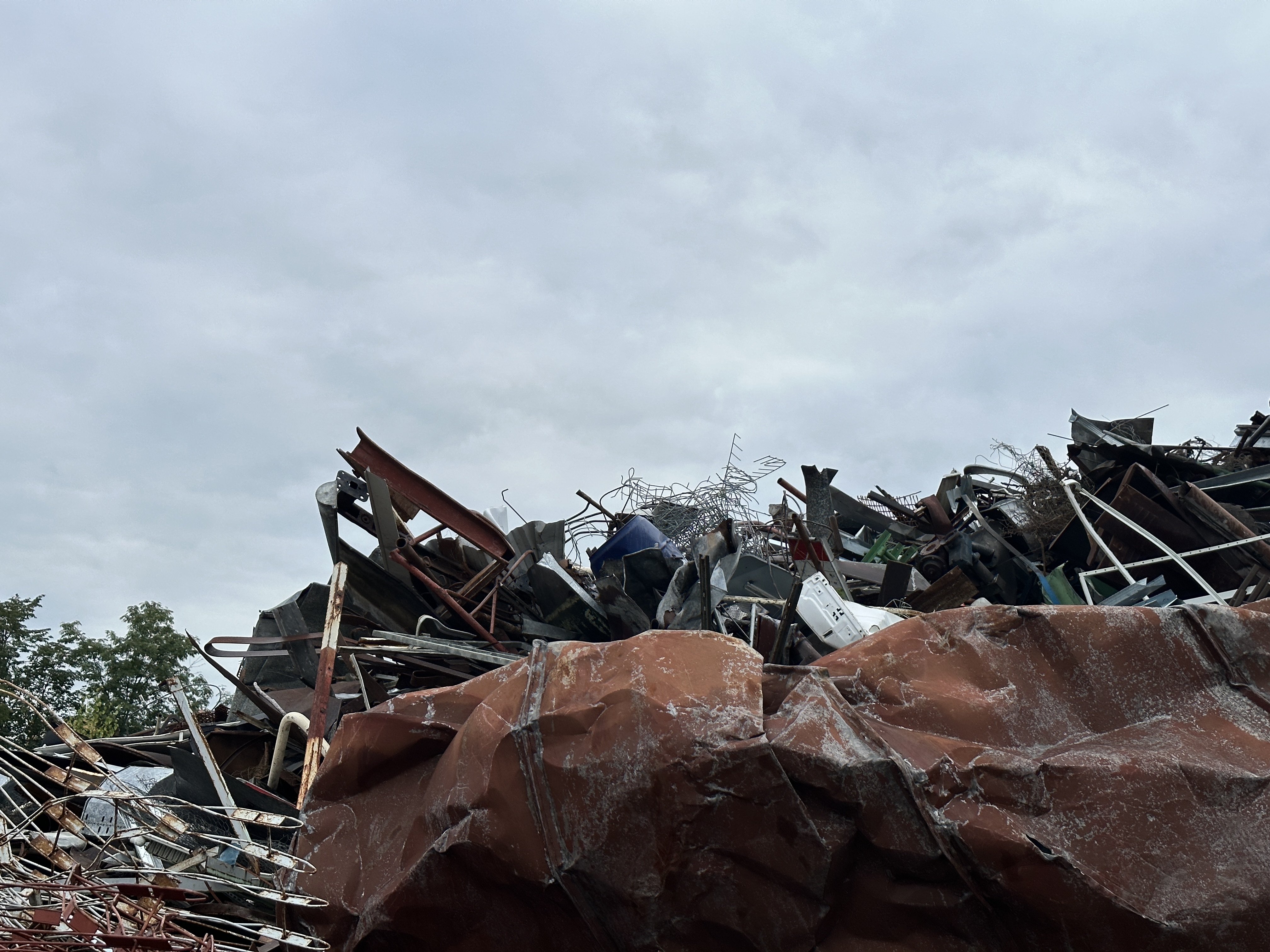 heap of scrap metal