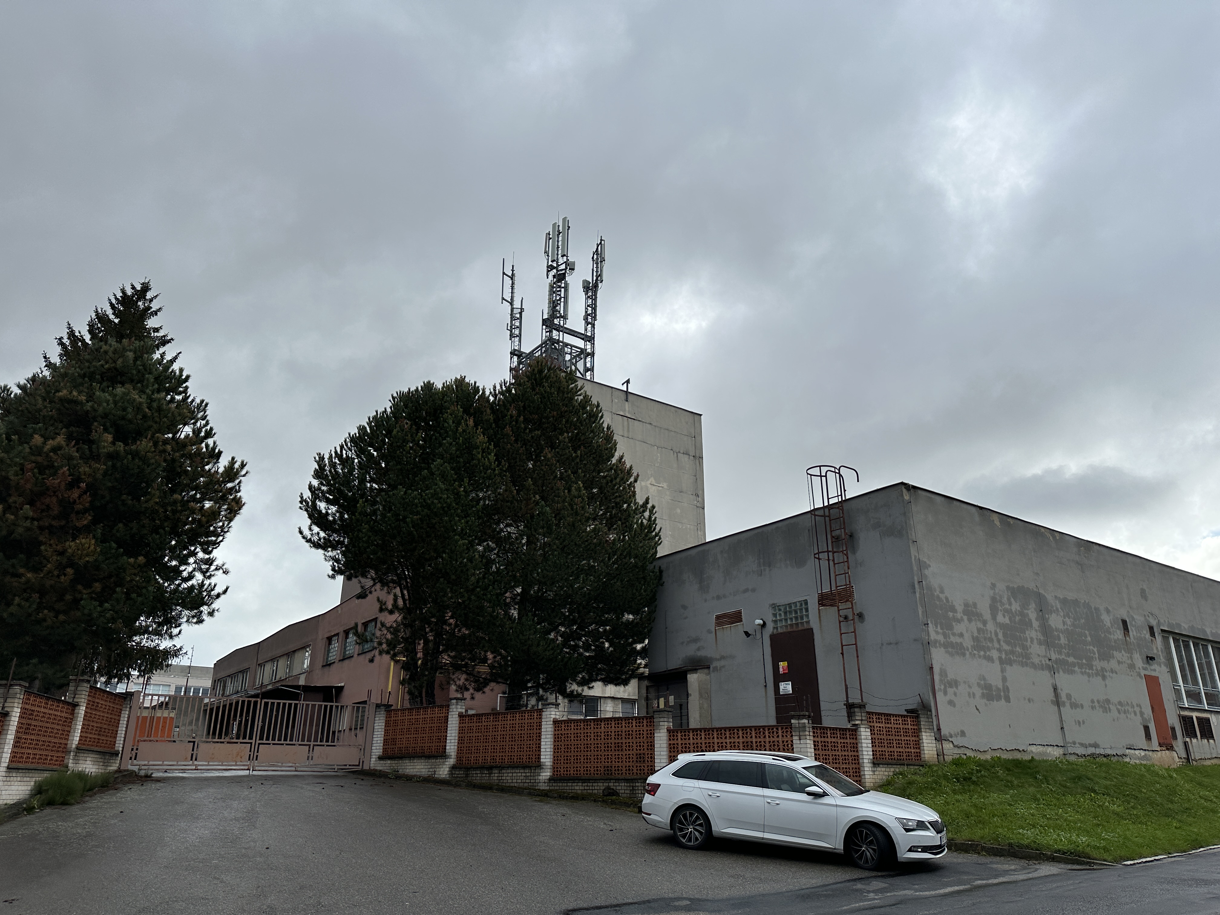 industrial building closeup