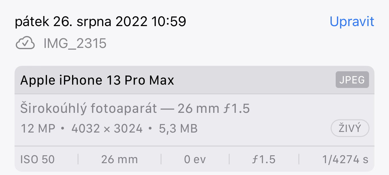 iphone 13 pro max camera info