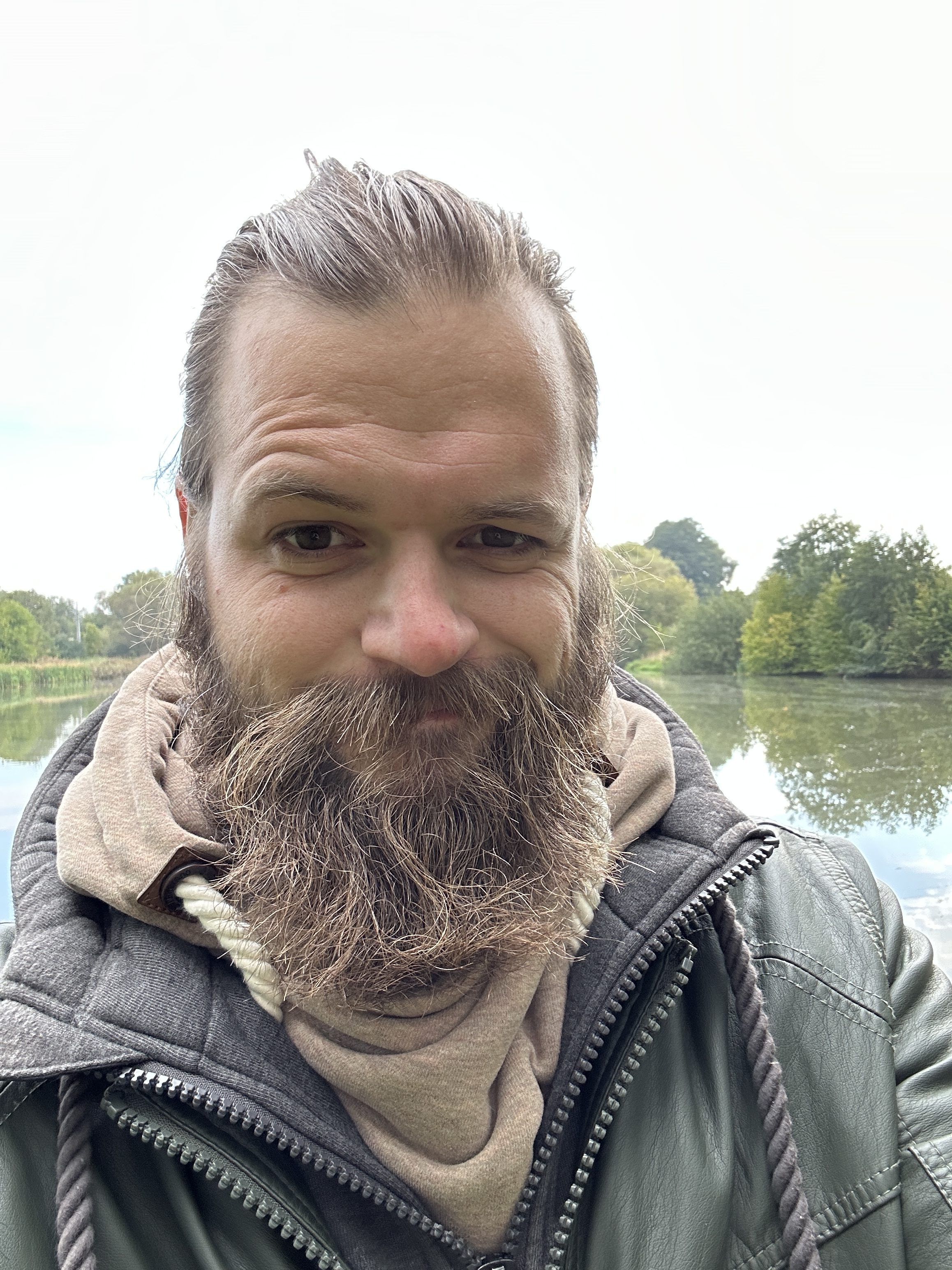 man in jacket outdoors