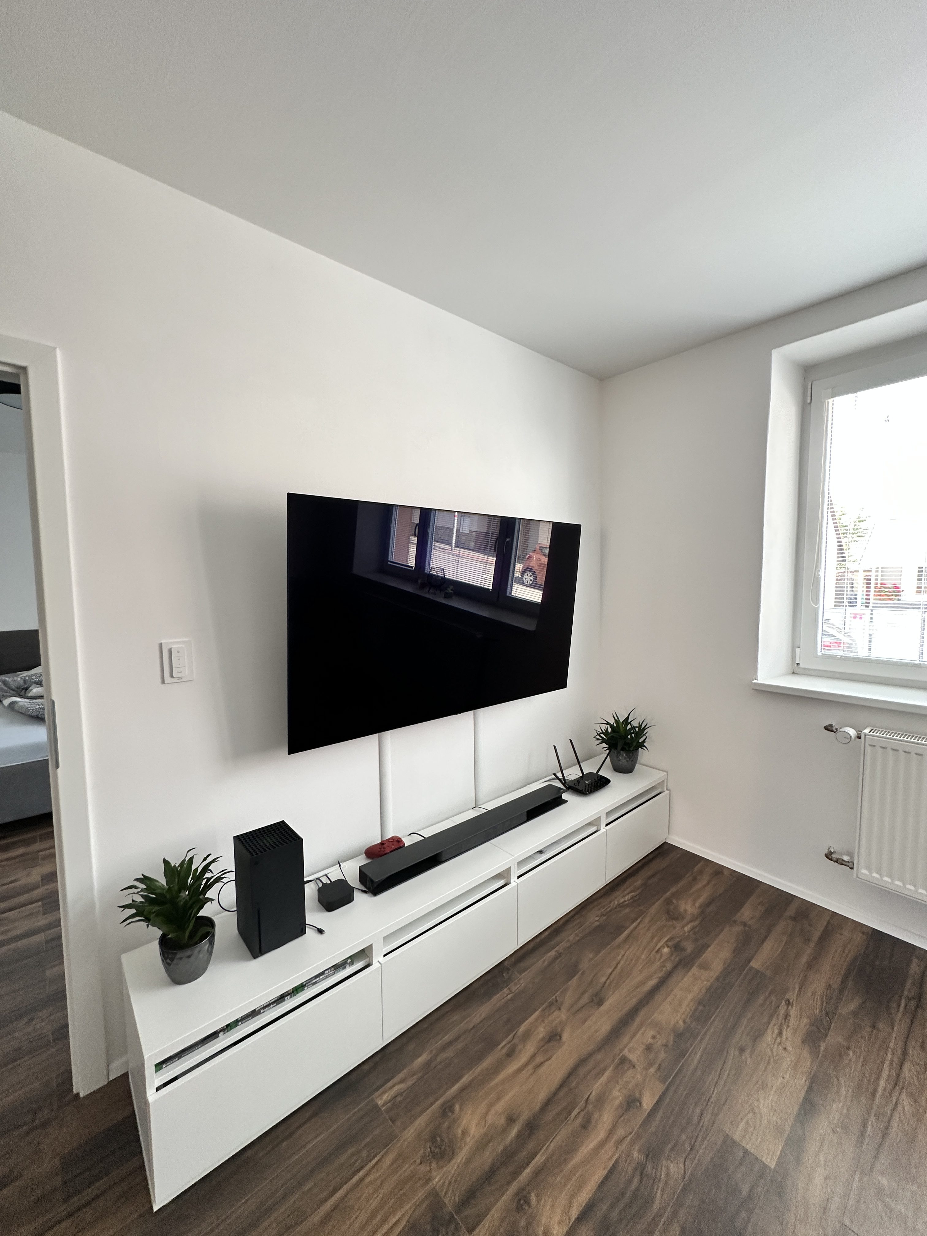 modern living room tv