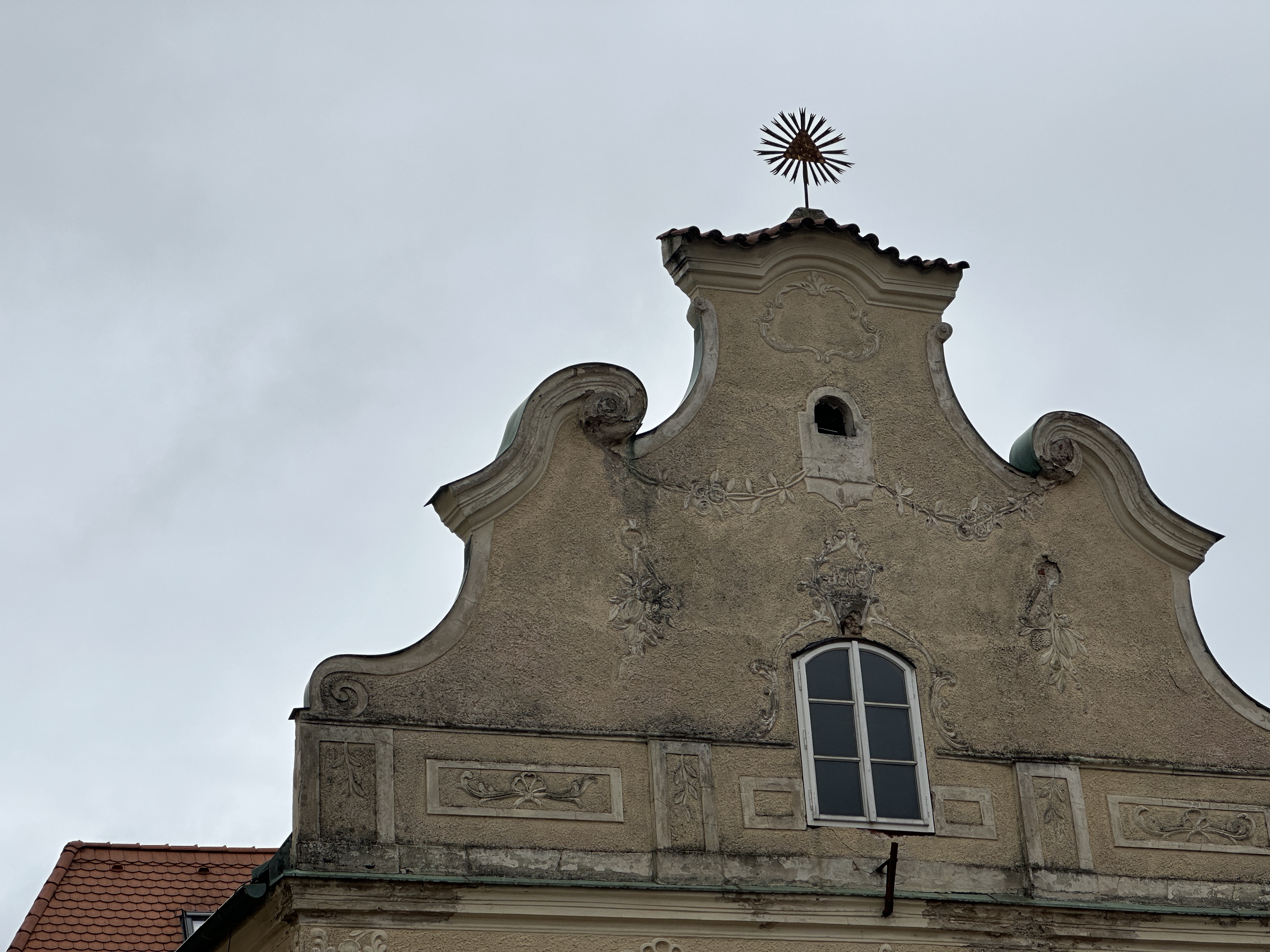 ornate building rooftop detail