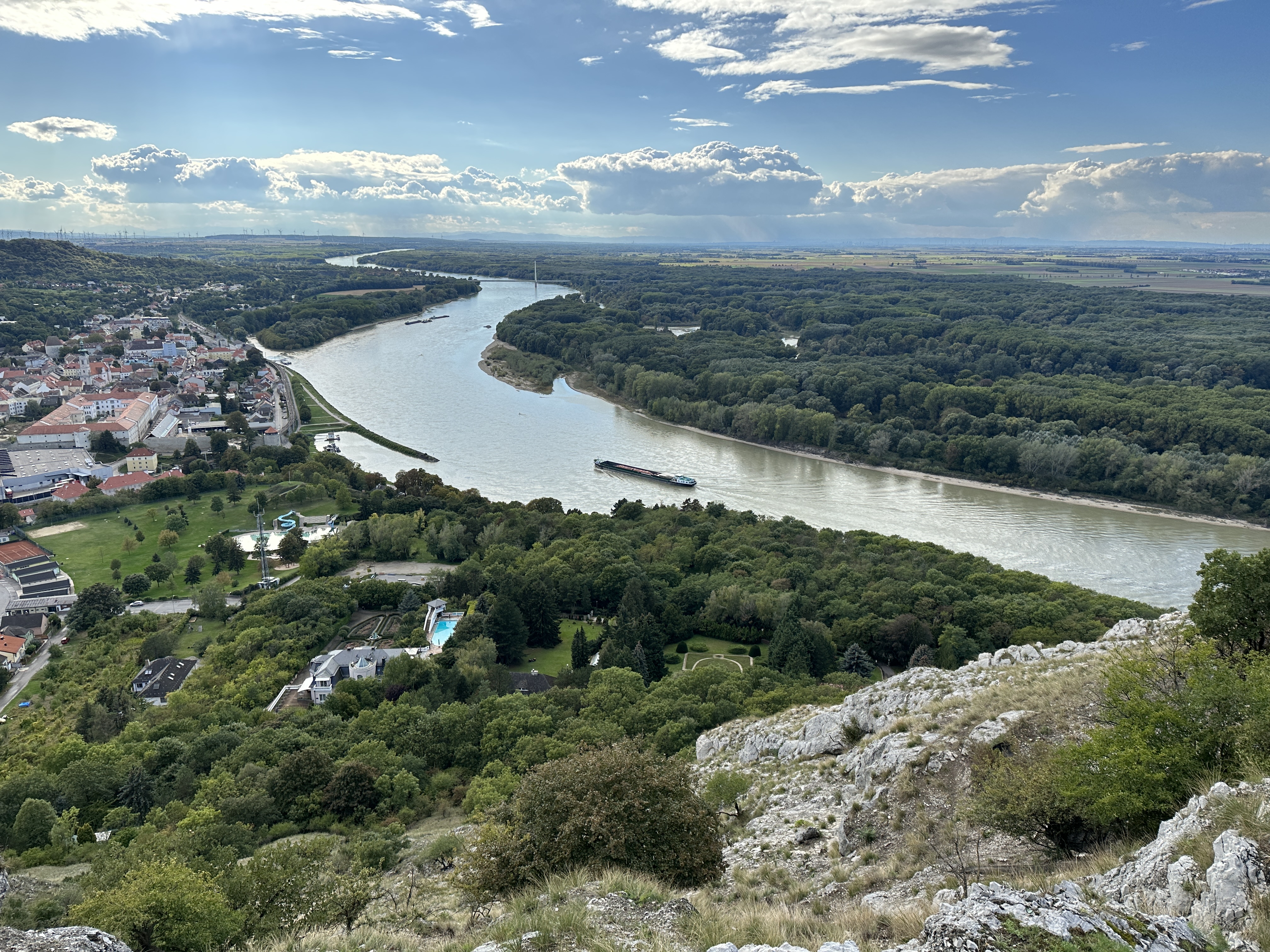 panoramic river landscape