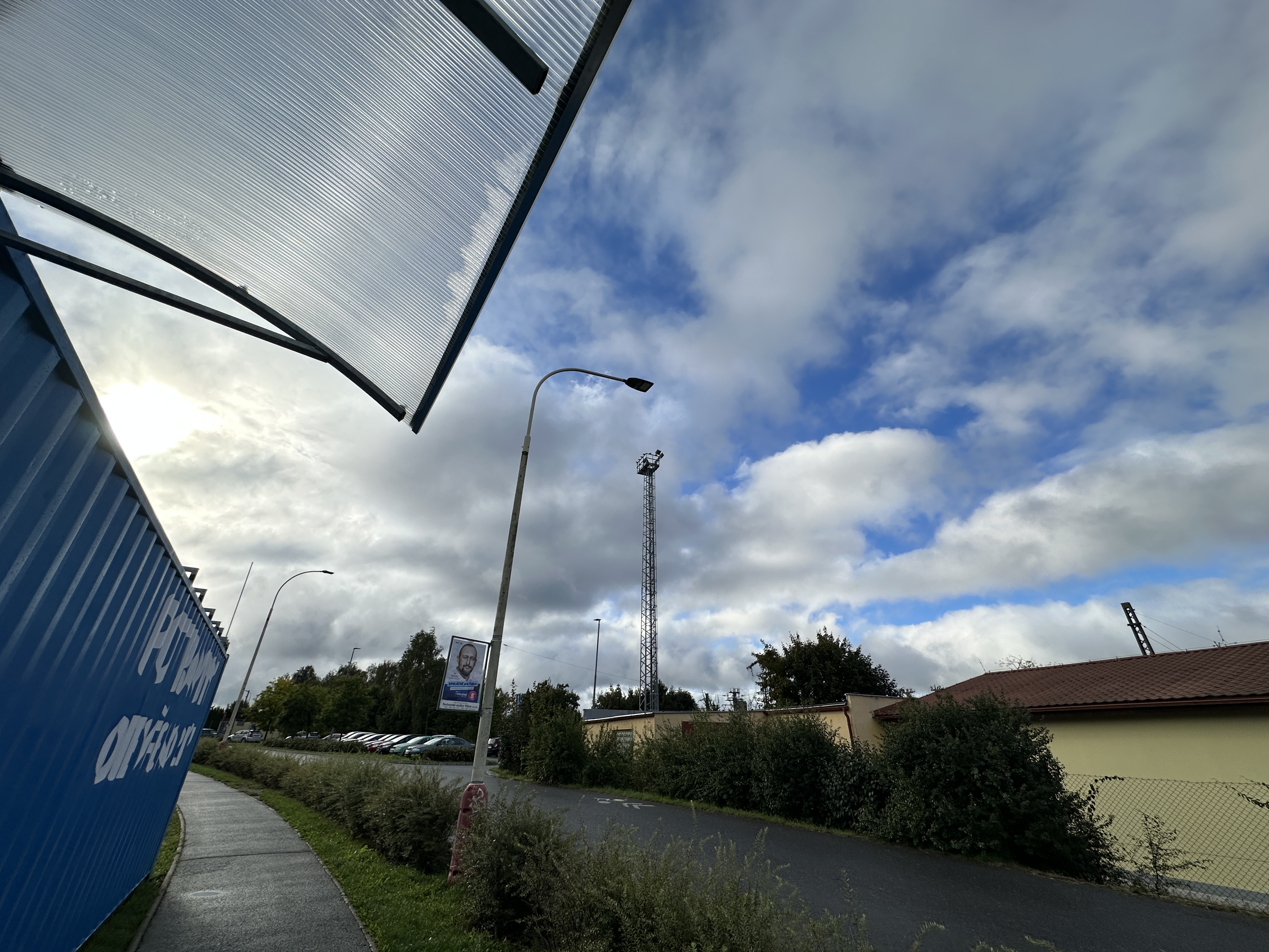 street view cloudy sky