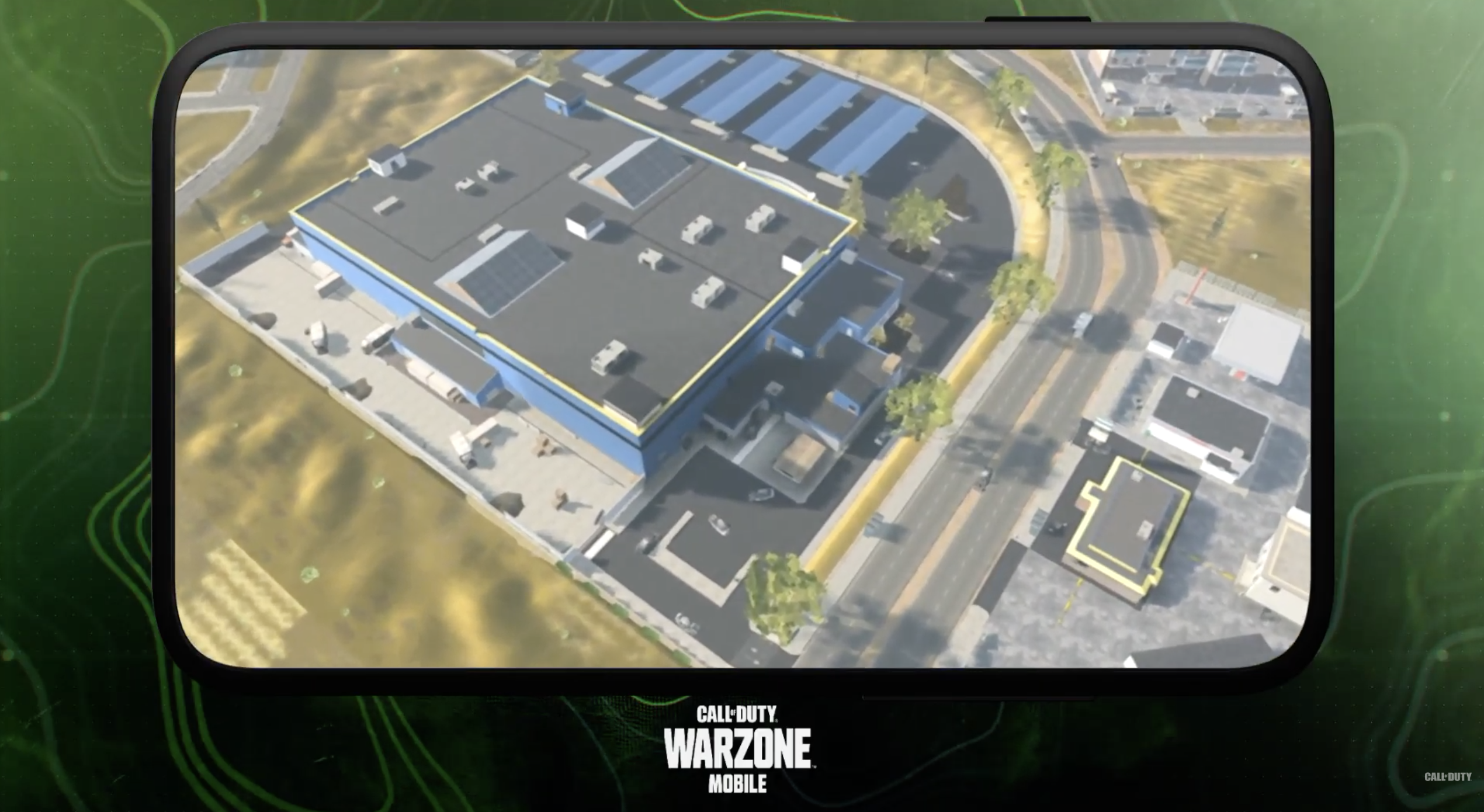 video game building top view