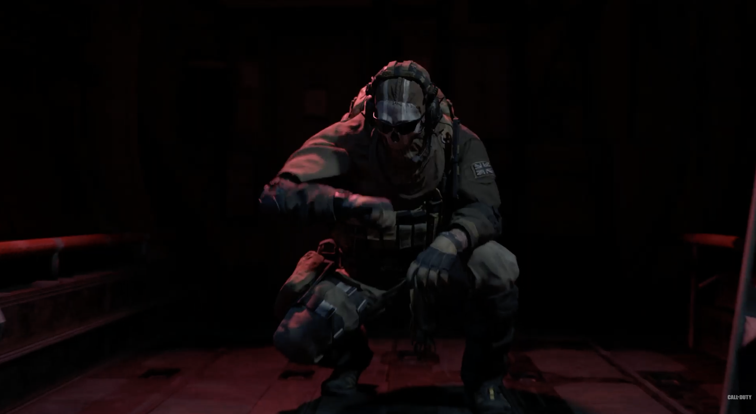 video game character crouching