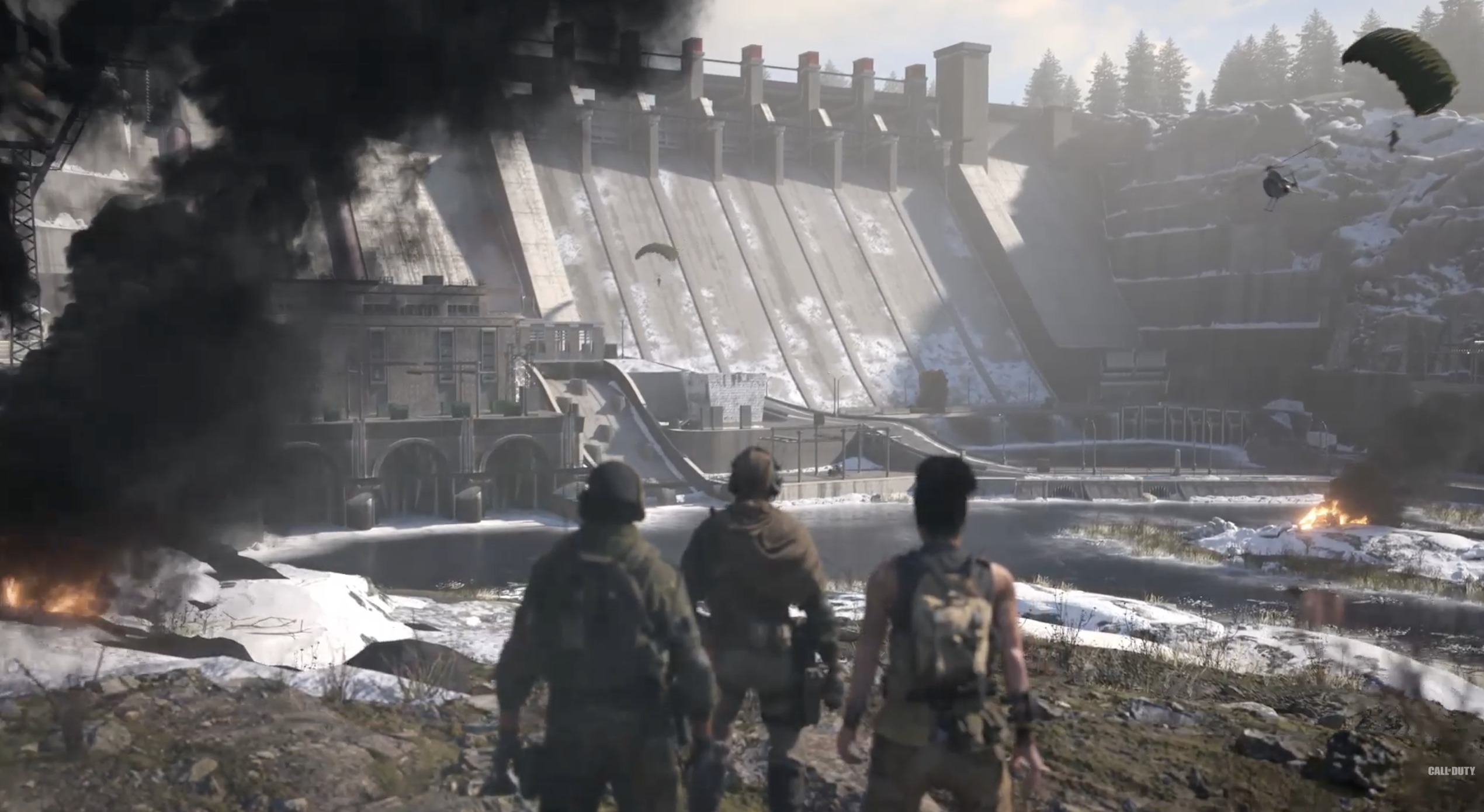 warzone mobile dam scene