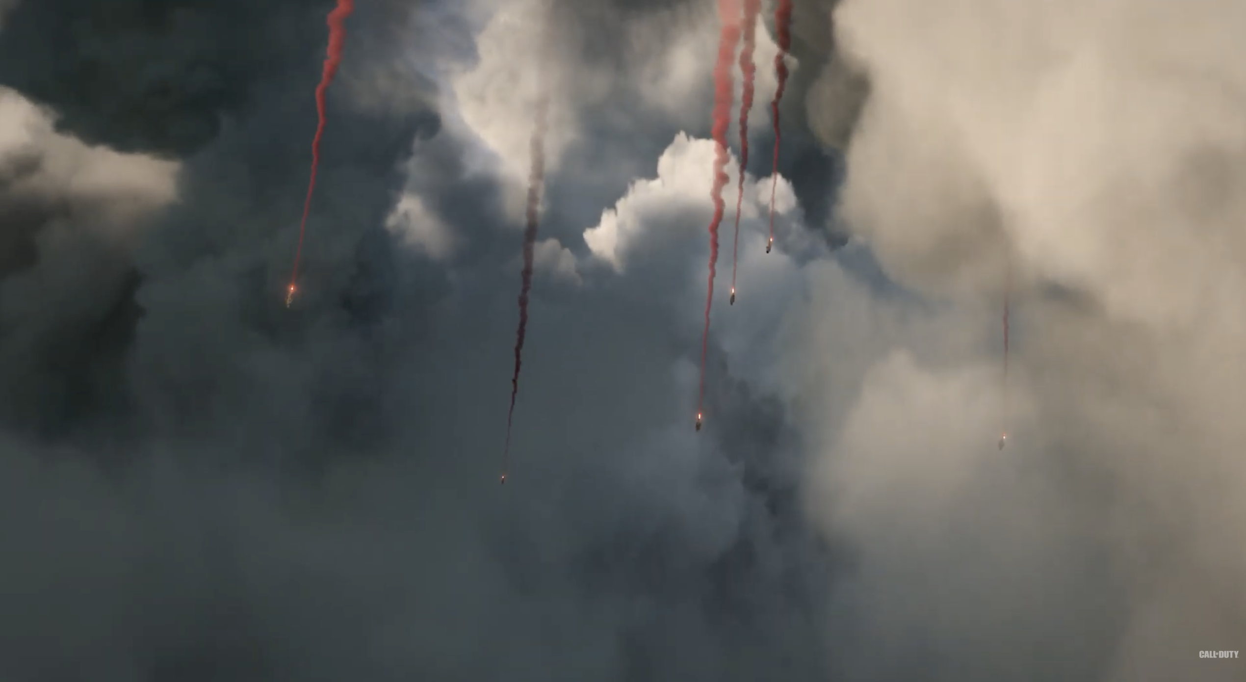 warzone mobile parachutes clouds