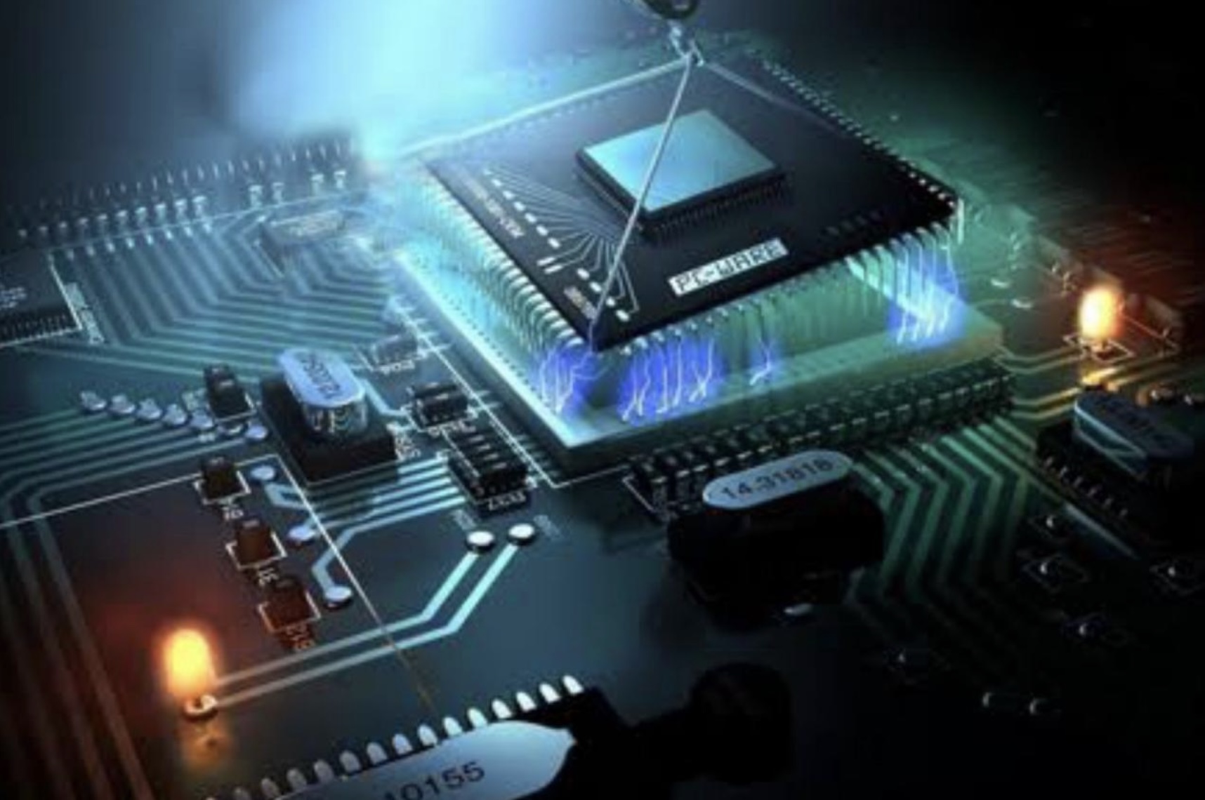 chip on circuit board