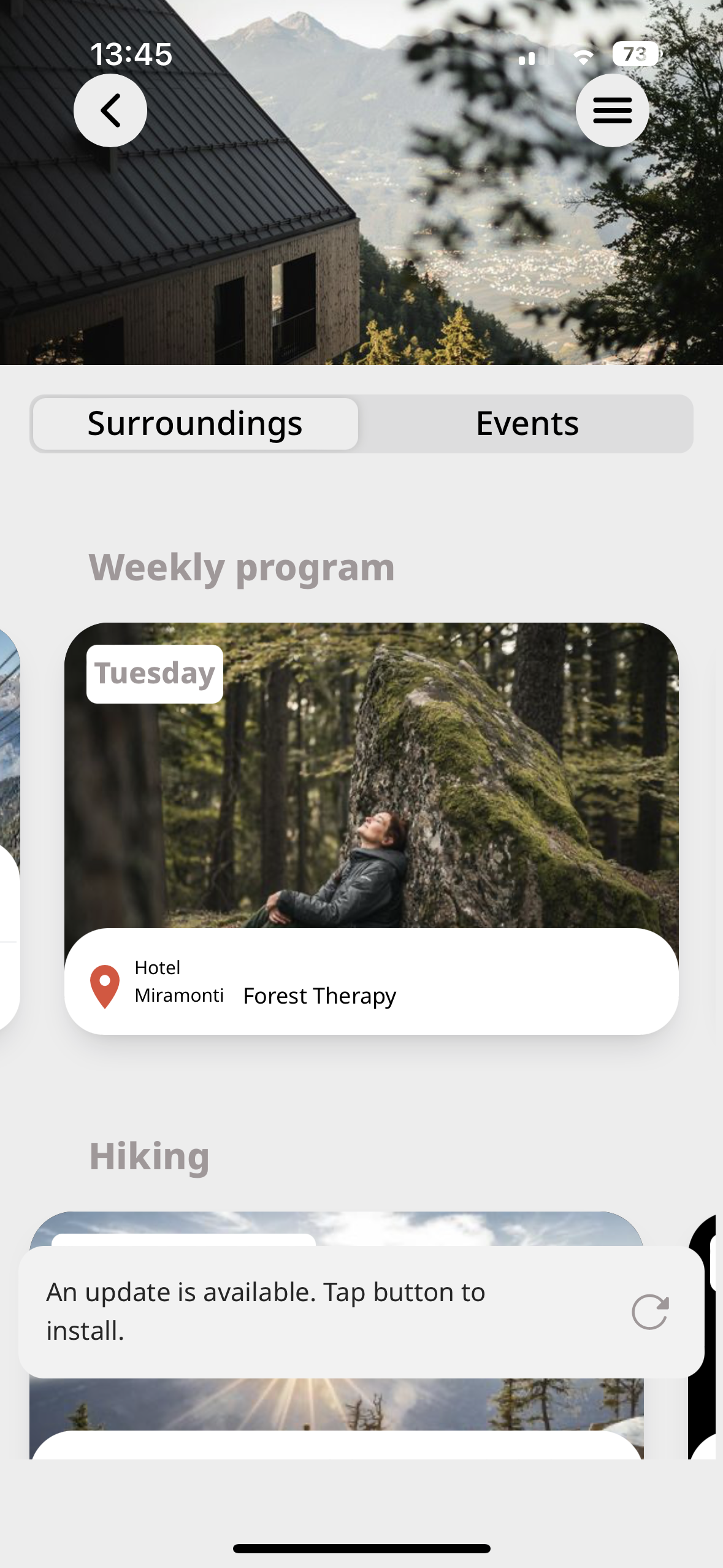 forest therapy program
