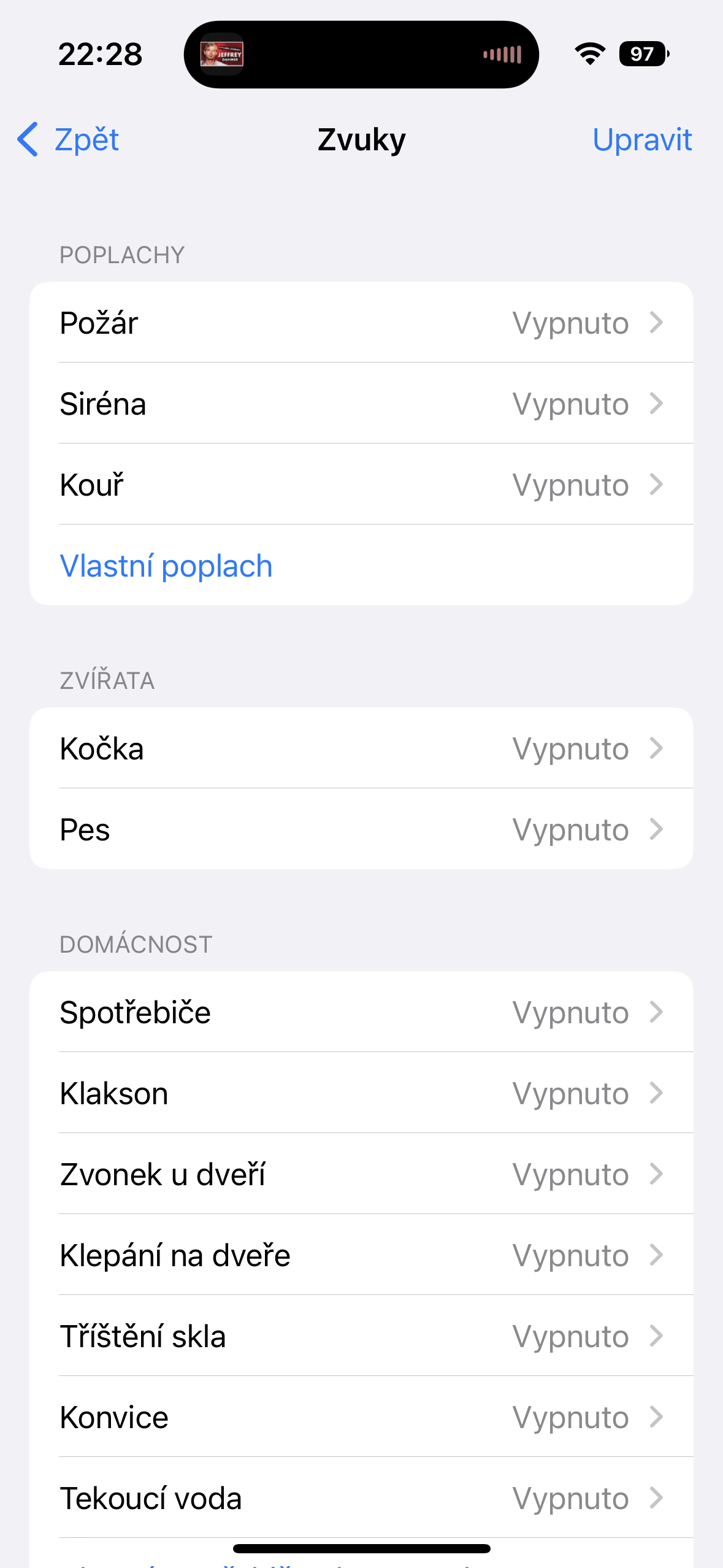 iphone sound settings menu
