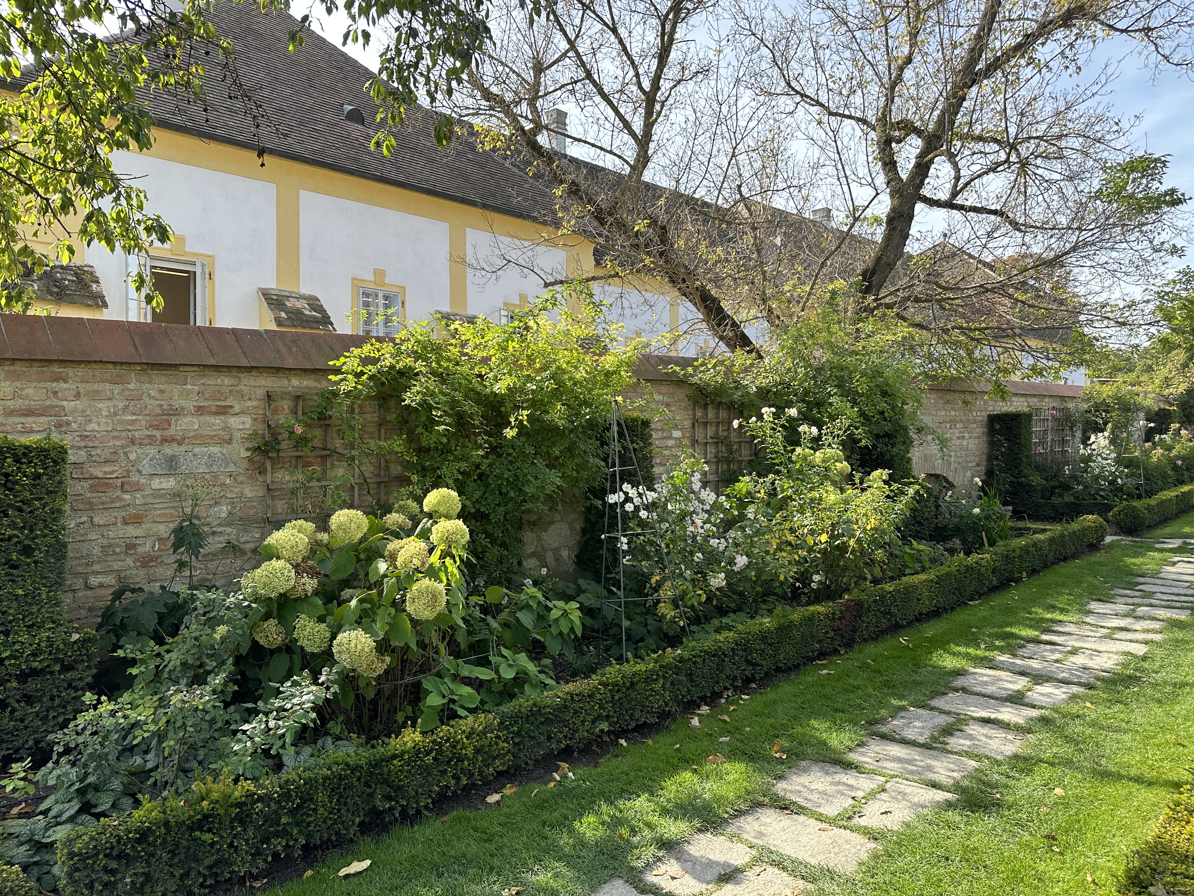 manicured garden path