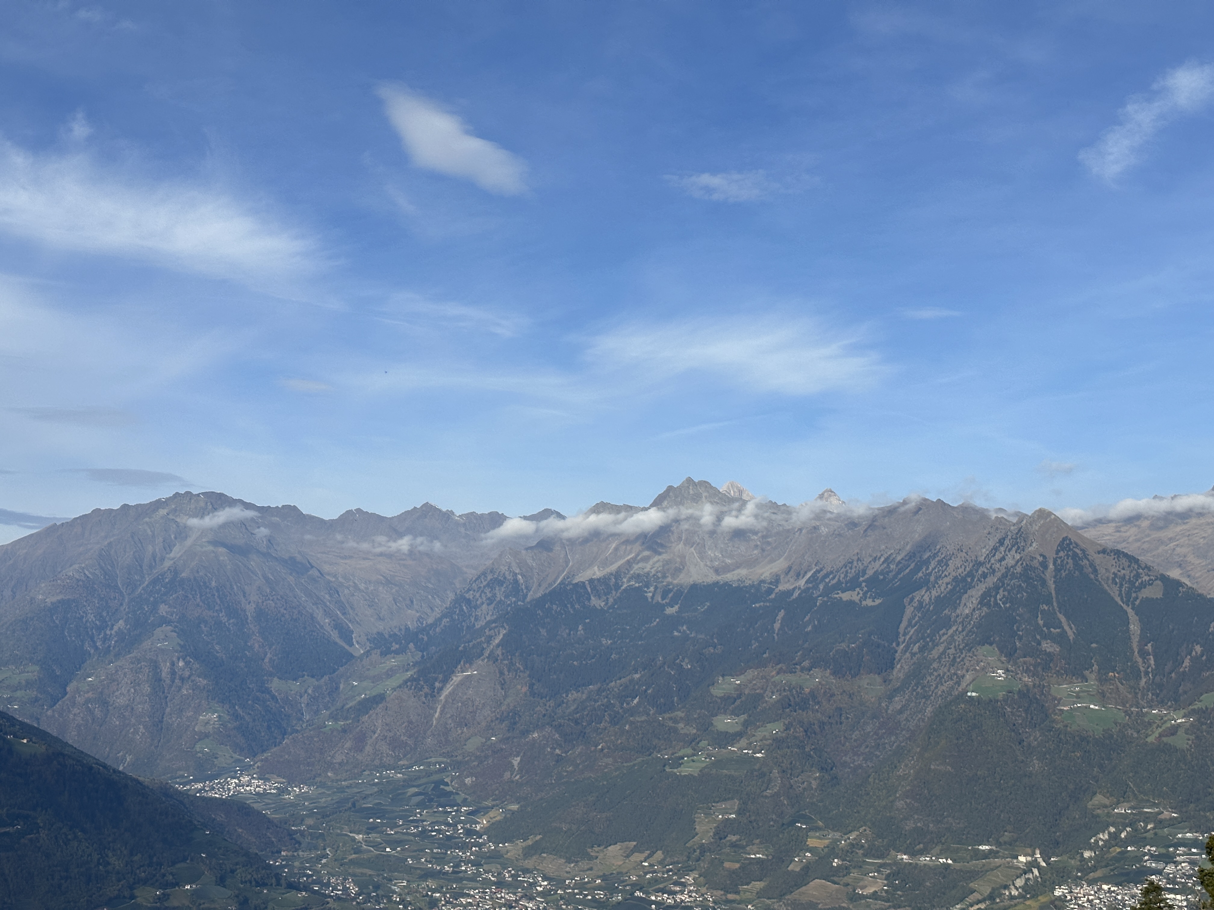 mountain range under blue sky