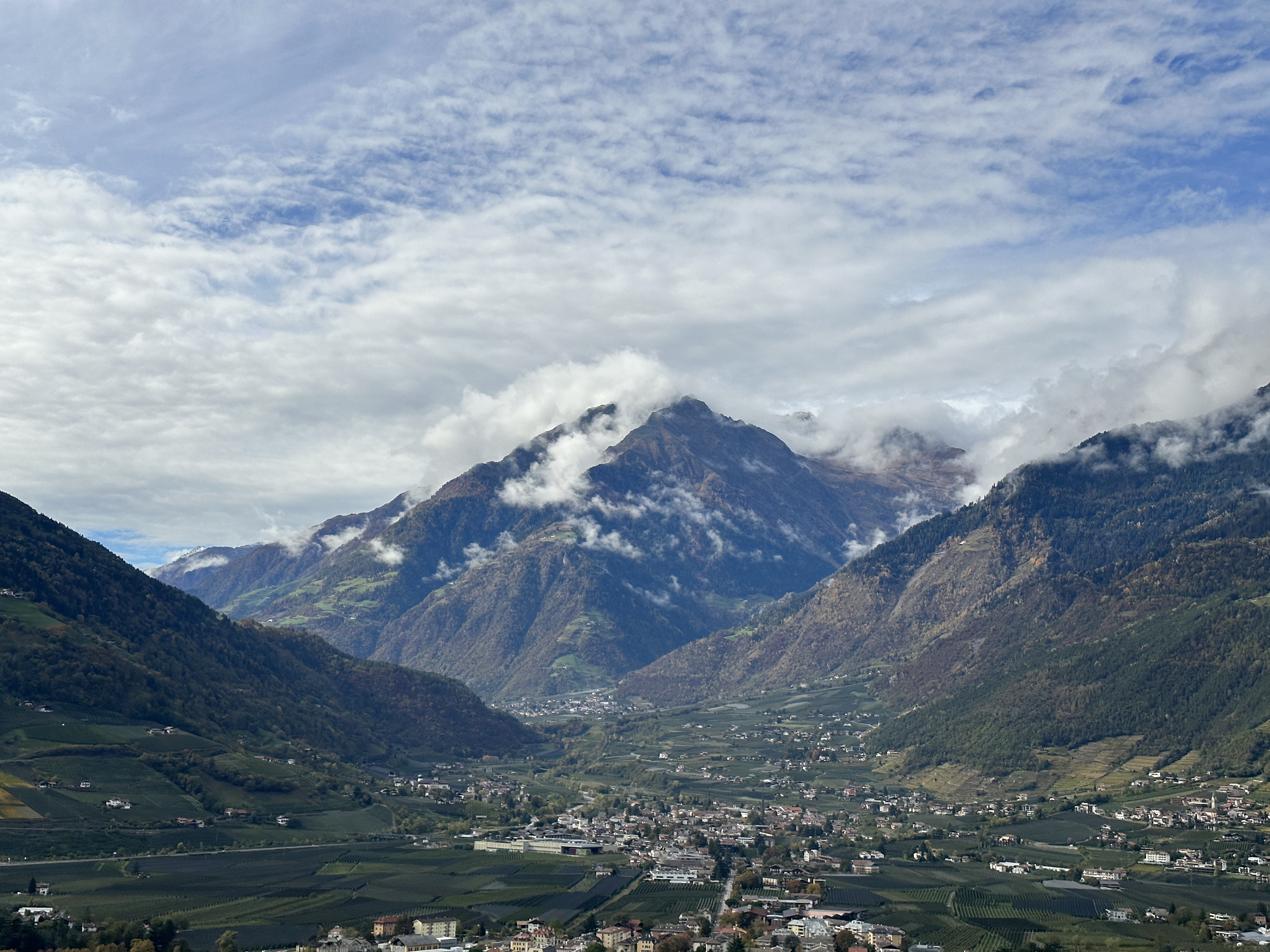 mountain valley panorama